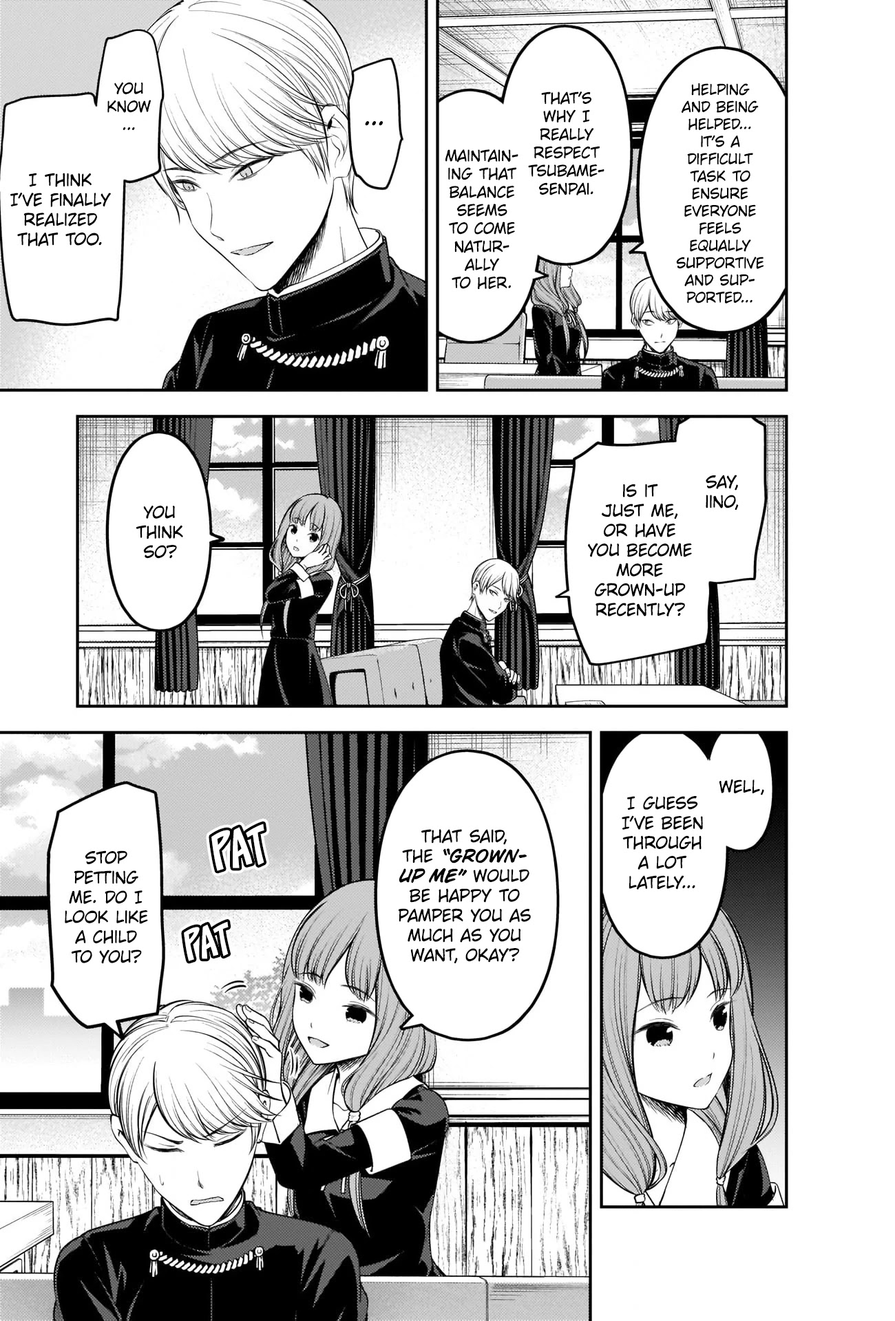 Kaguya-sama wa Kokurasetai - Tensai-tachi no Renai Zunousen Chapter 213 page 3 - Chapter 213: Senpai-kun and Kouhai-chan, Part 4
