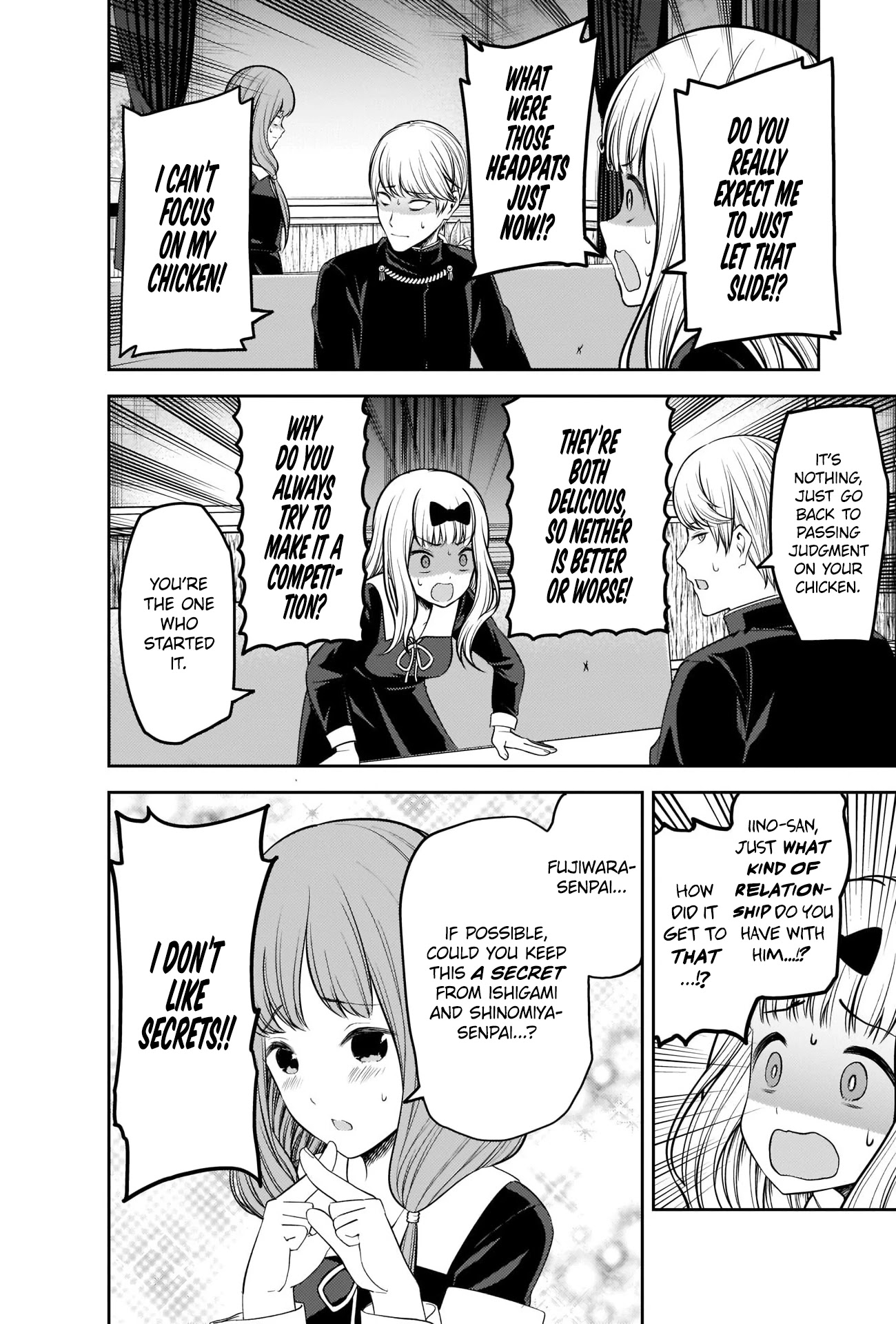 Kaguya-sama wa Kokurasetai - Tensai-tachi no Renai Zunousen Chapter 213 page 6 - Chapter 213: Senpai-kun and Kouhai-chan, Part 4