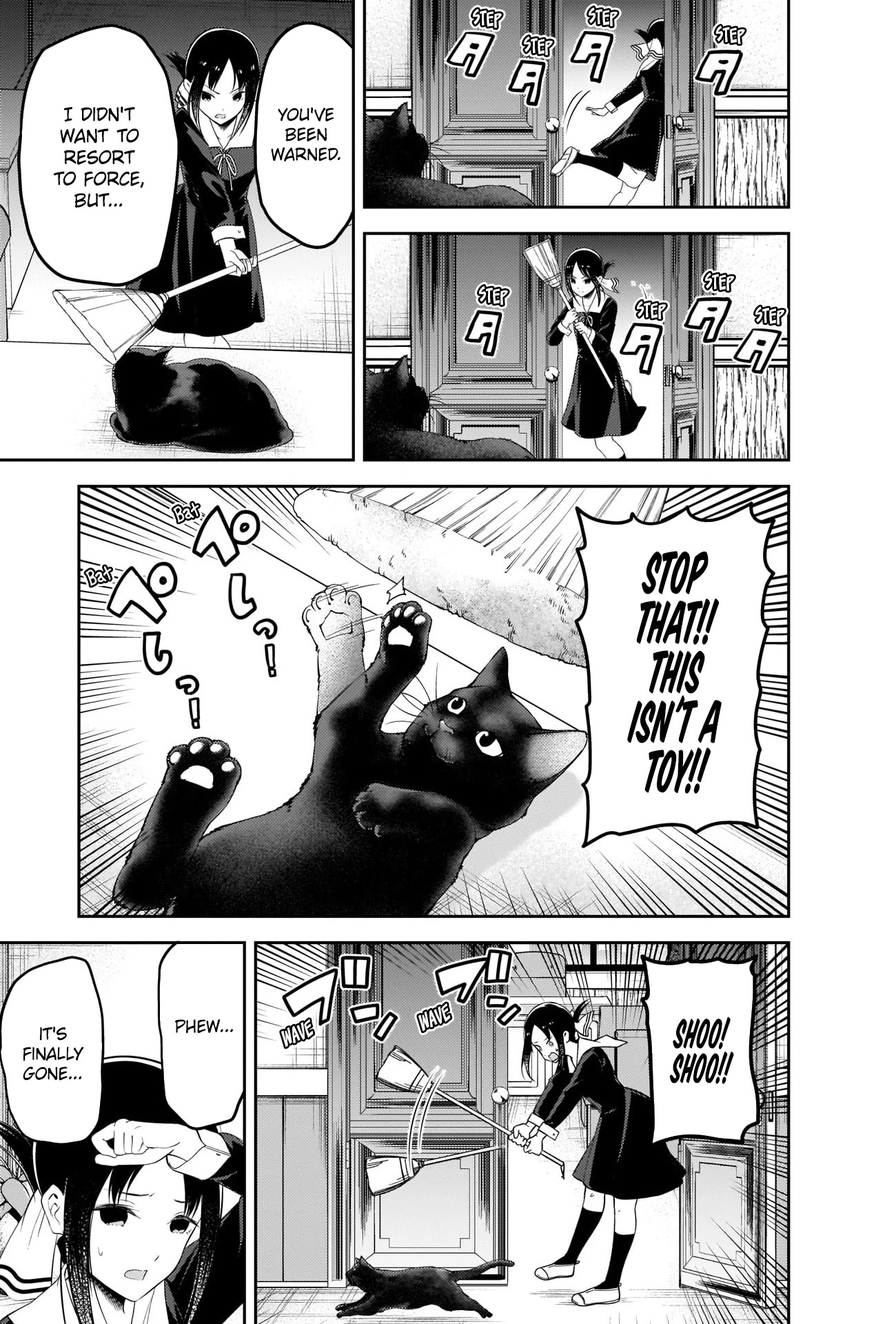 Kaguya-sama wa Kokurasetai - Tensai-tachi no Renai Zunousen Chapter 214 page 7 - Chapter 214: Kaguya-sama Hates Cats