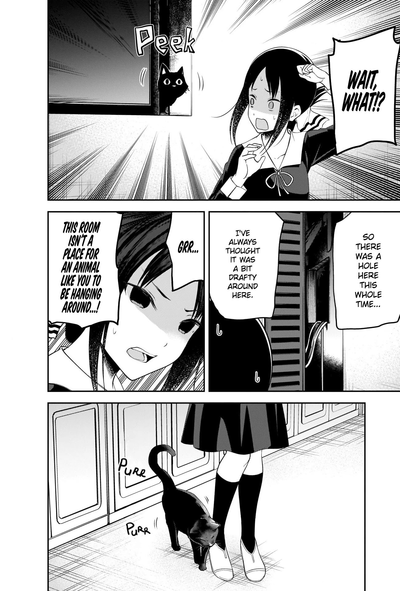 Kaguya-sama wa Kokurasetai - Tensai-tachi no Renai Zunousen Chapter 214 page 8 - Chapter 214: Kaguya-sama Hates Cats