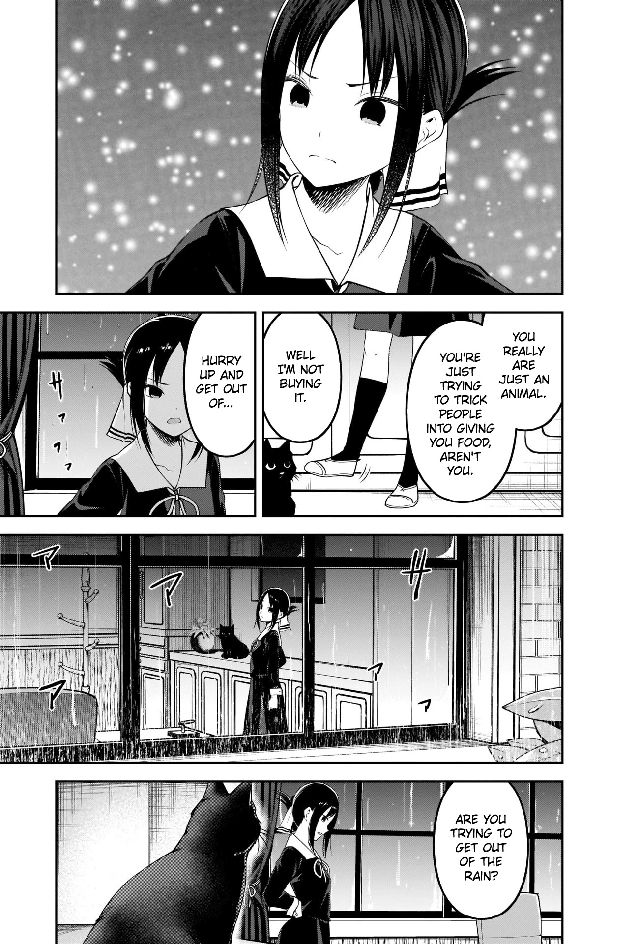 Kaguya-sama wa Kokurasetai - Tensai-tachi no Renai Zunousen Chapter 214 page 9 - Chapter 214: Kaguya-sama Hates Cats