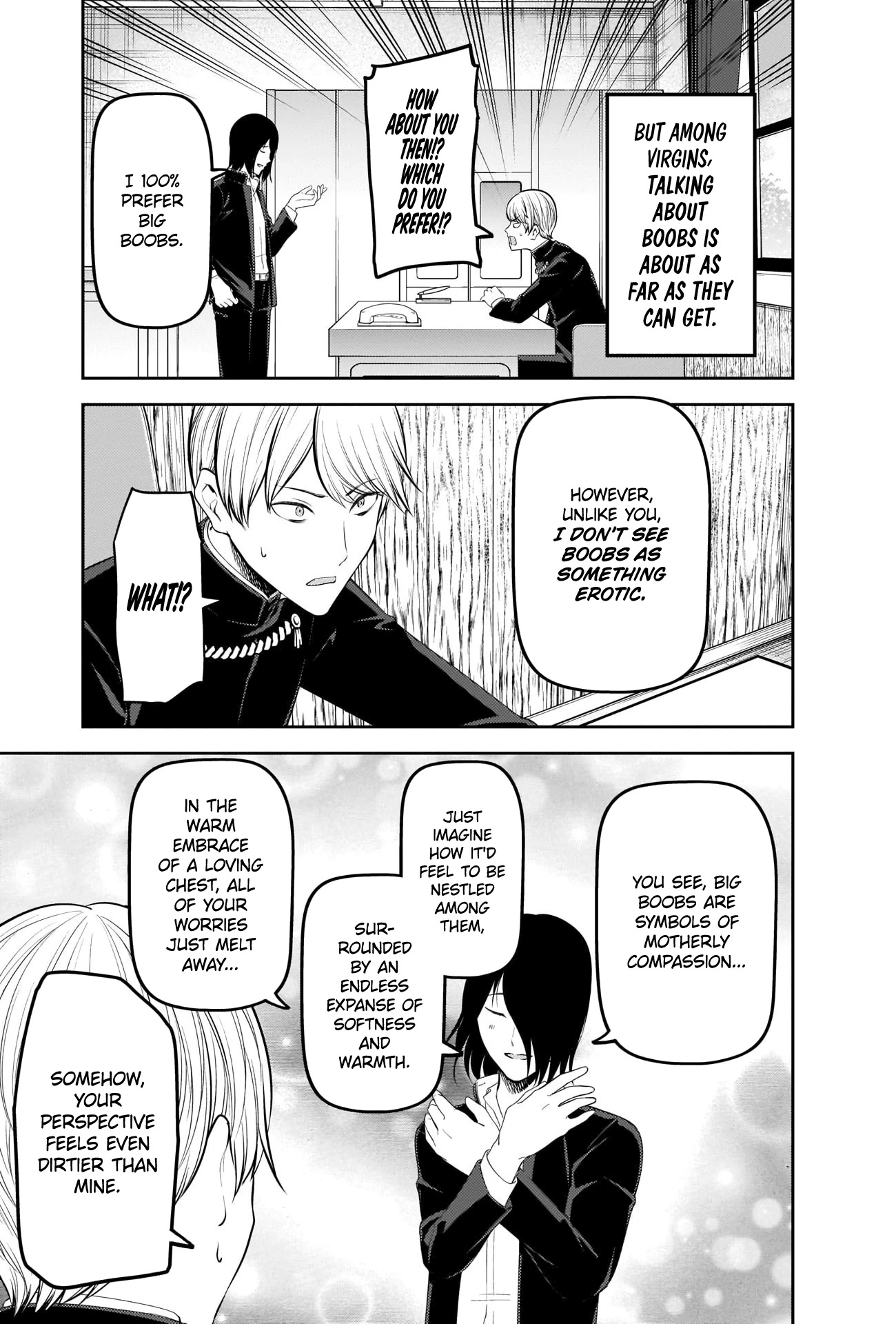 Kaguya-sama wa Kokurasetai - Tensai-tachi no Renai Zunousen Chapter 215 page 3 - Chapter 215: The ABCs of Men and Women