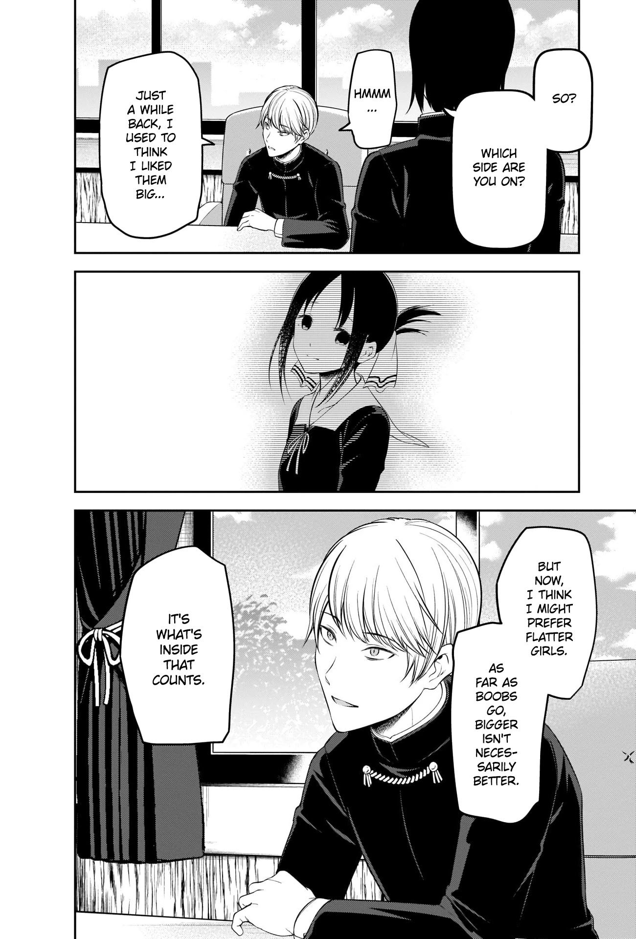 Kaguya-sama wa Kokurasetai - Tensai-tachi no Renai Zunousen Chapter 215 page 4 - Chapter 215: The ABCs of Men and Women