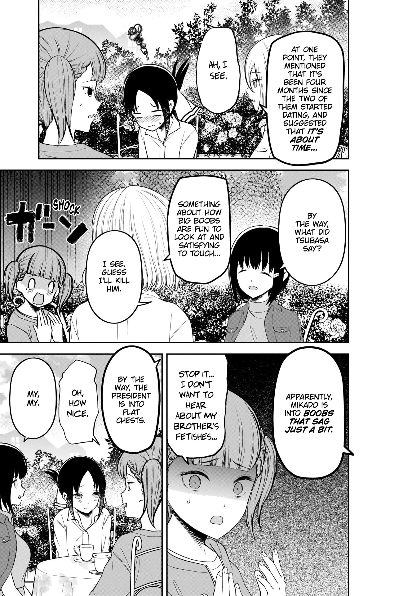 Kaguya-sama wa Kokurasetai - Tensai-tachi no Renai Zunousen Chapter 216 page 13 - Chapter 216: Kaguya and the Girls Want to Talk