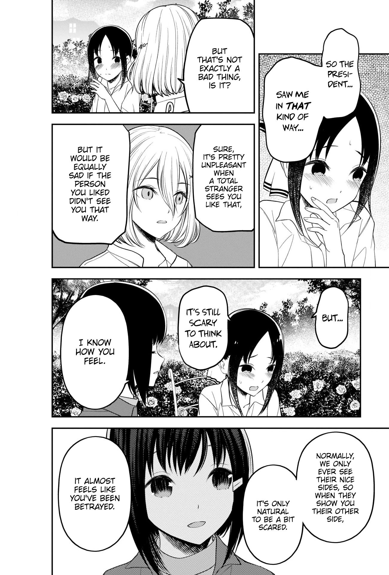 Kaguya-sama wa Kokurasetai - Tensai-tachi no Renai Zunousen Chapter 216 page 14 - Chapter 216: Kaguya and the Girls Want to Talk
