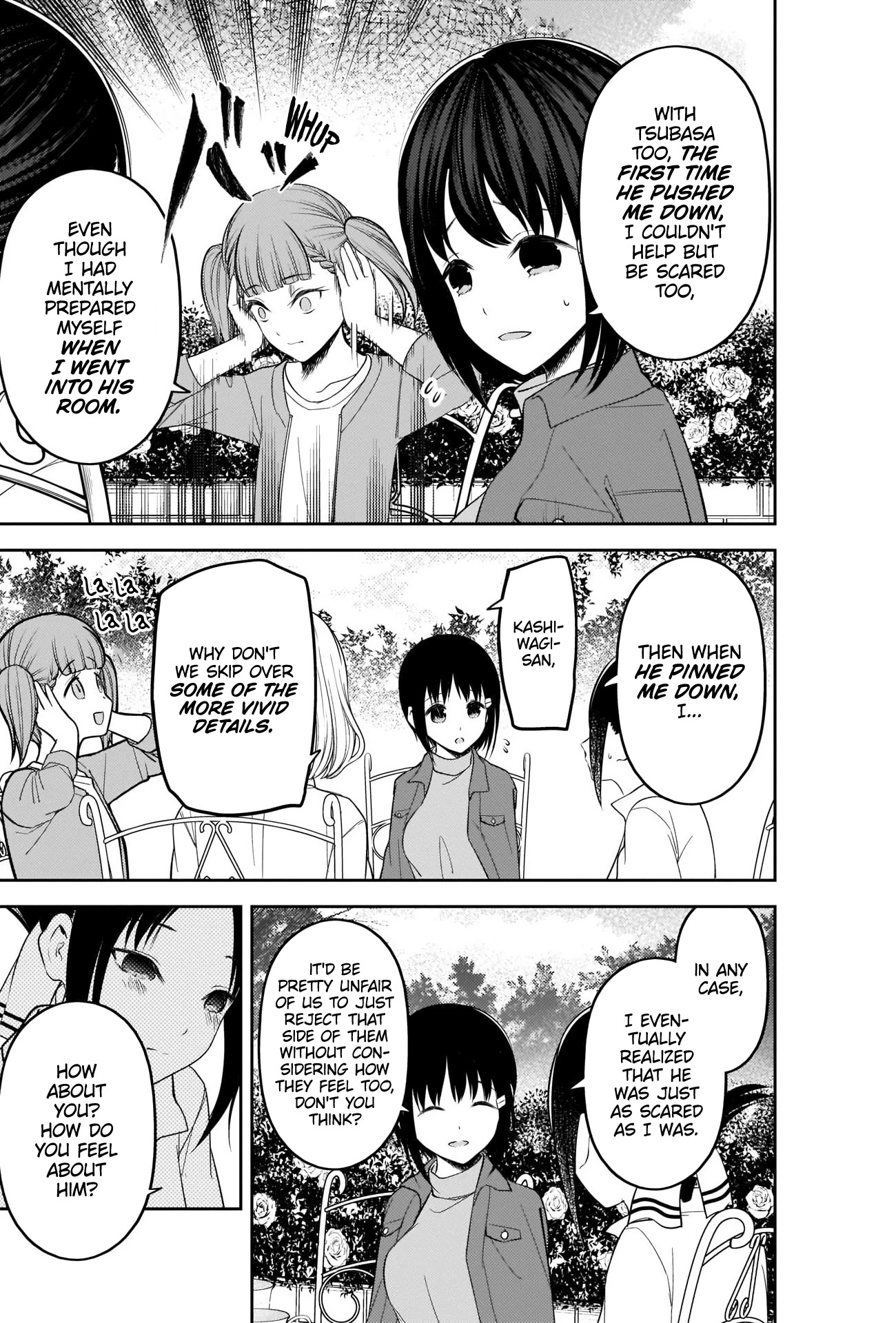 Kaguya-sama wa Kokurasetai - Tensai-tachi no Renai Zunousen Chapter 216 page 15 - Chapter 216: Kaguya and the Girls Want to Talk