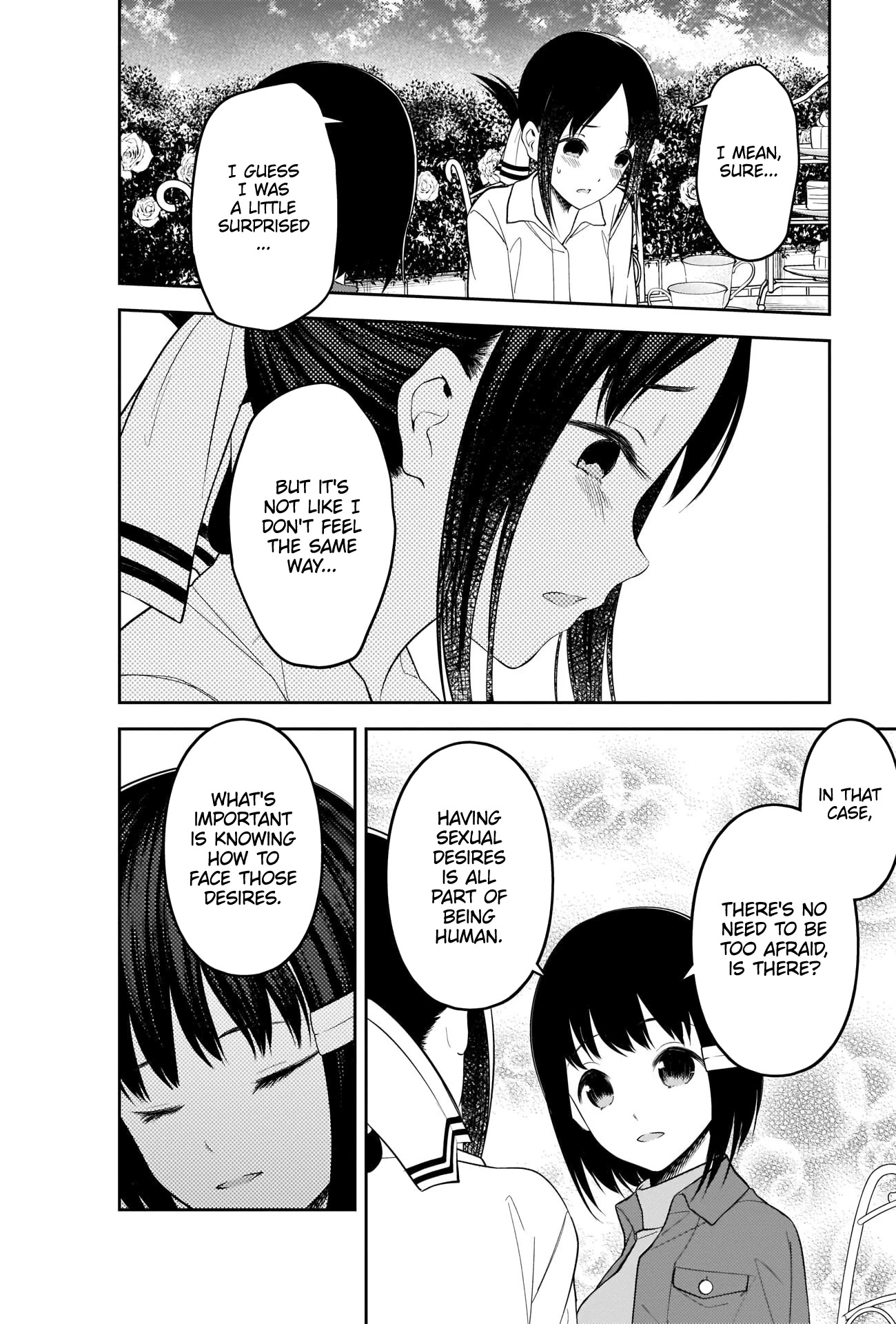 Kaguya-sama wa Kokurasetai - Tensai-tachi no Renai Zunousen Chapter 216 page 16 - Chapter 216: Kaguya and the Girls Want to Talk