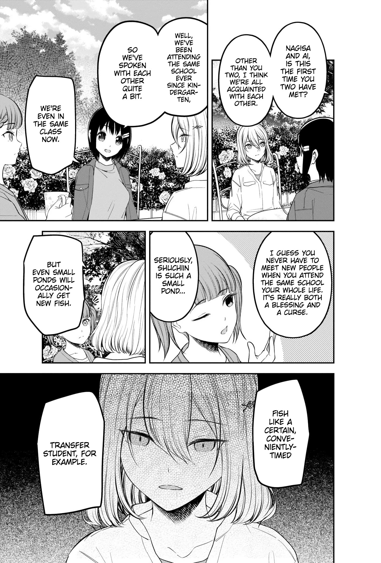 Kaguya-sama wa Kokurasetai - Tensai-tachi no Renai Zunousen Chapter 216 page 3 - Chapter 216: Kaguya and the Girls Want to Talk