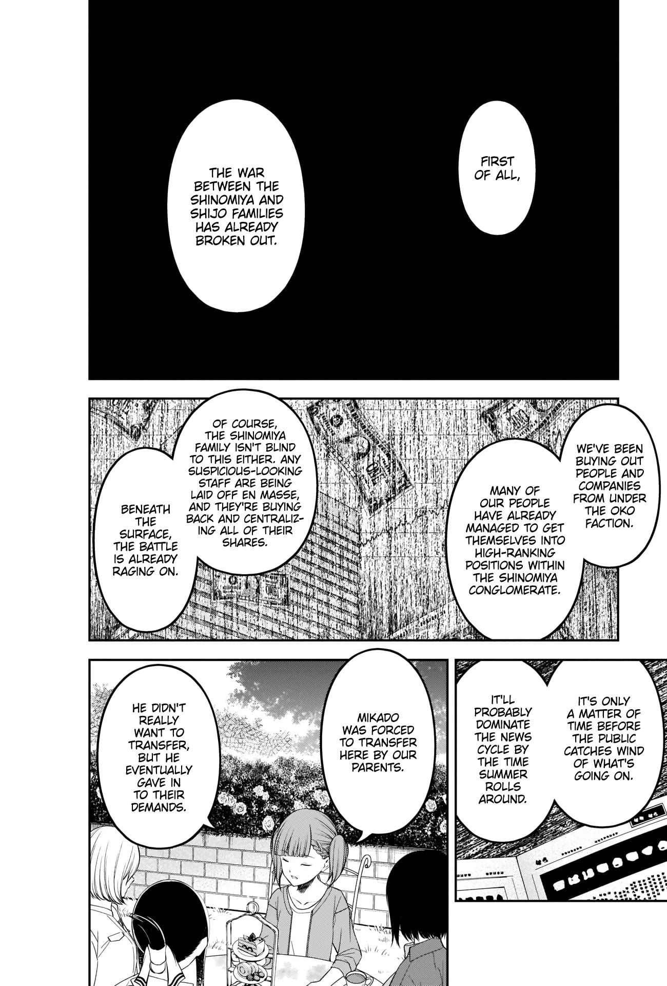 Kaguya-sama wa Kokurasetai - Tensai-tachi no Renai Zunousen Chapter 216 page 6 - Chapter 216: Kaguya and the Girls Want to Talk