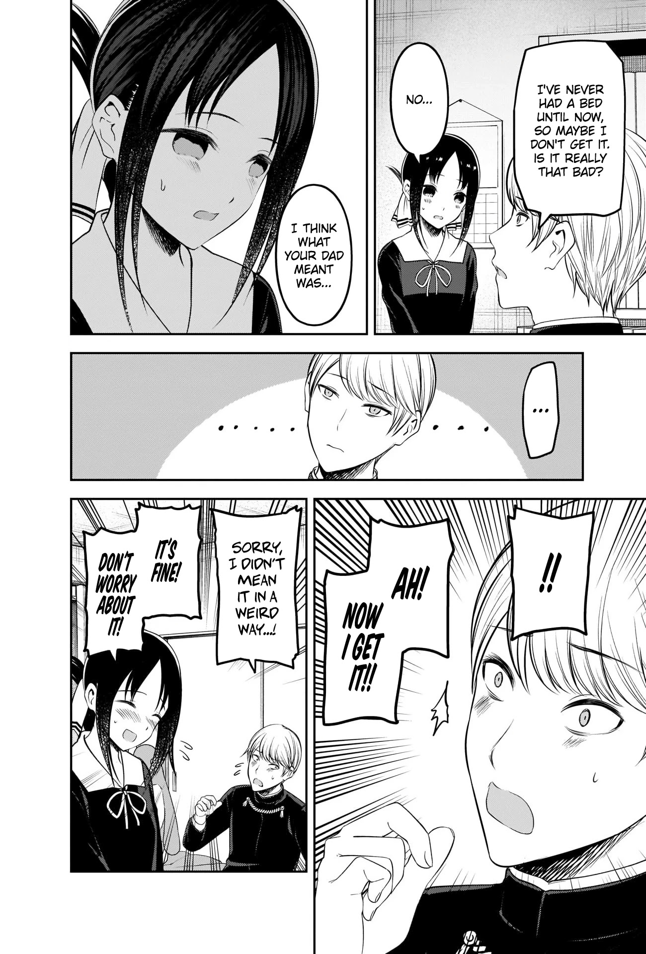 Kaguya-sama wa Kokurasetai - Tensai-tachi no Renai Zunousen Chapter 218 page 14 - Chapter 218: The ABCs of Men and Women, Part 4