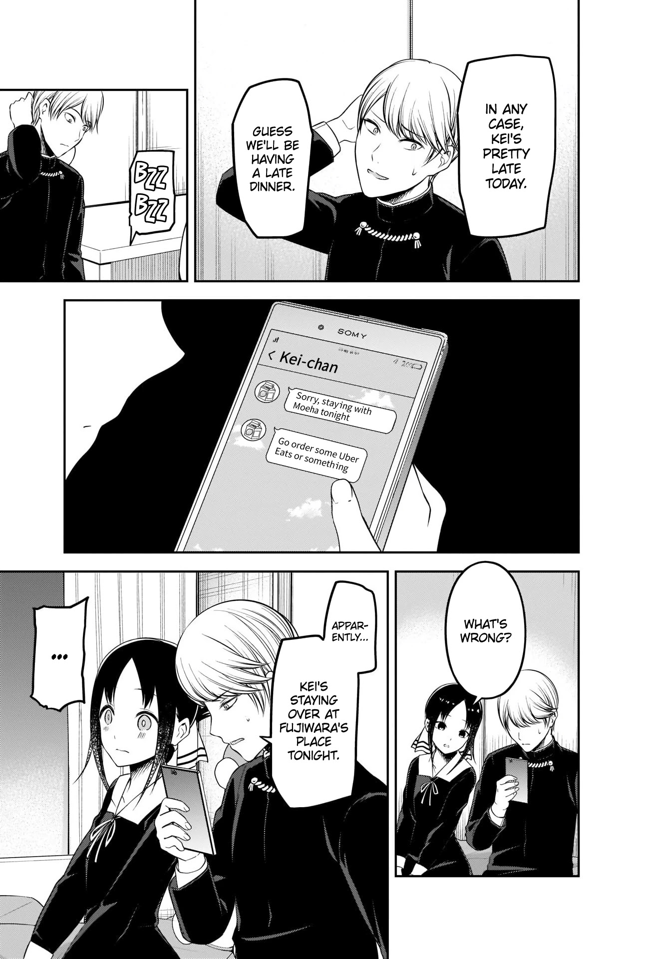 Kaguya-sama wa Kokurasetai - Tensai-tachi no Renai Zunousen Chapter 218 page 15 - Chapter 218: The ABCs of Men and Women, Part 4