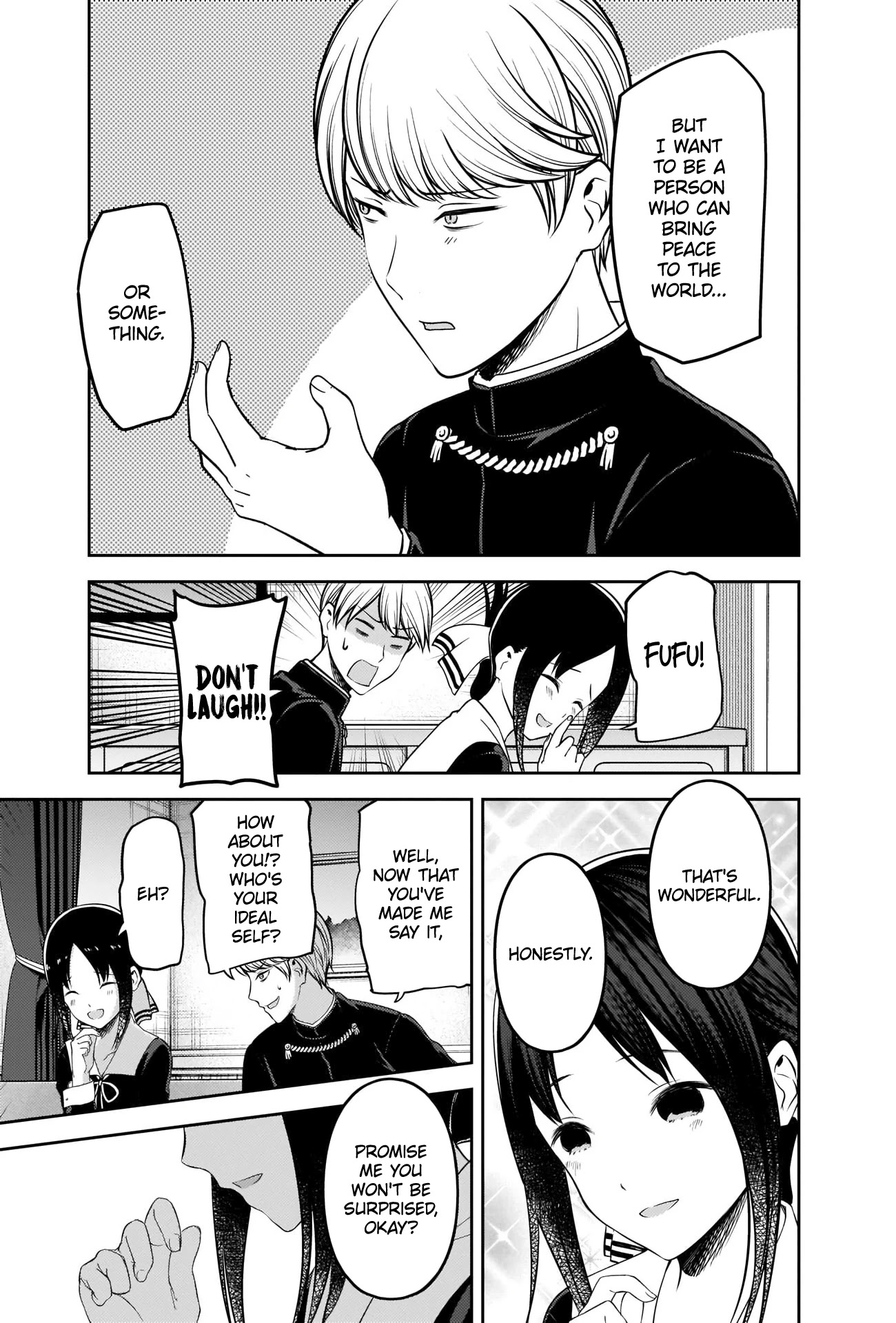 Kaguya-sama wa Kokurasetai - Tensai-tachi no Renai Zunousen Chapter 218 page 7 - Chapter 218: The ABCs of Men and Women, Part 4