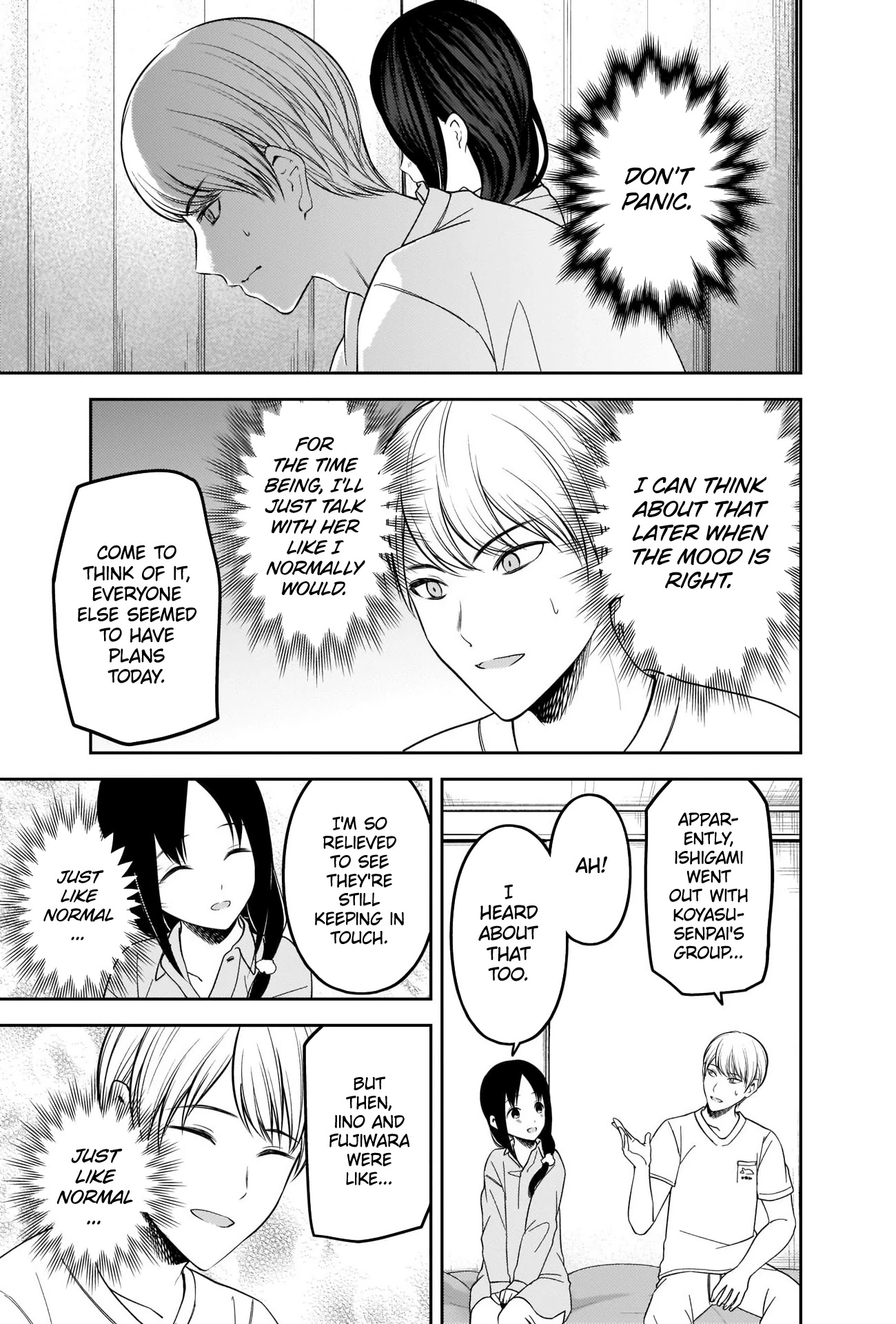 Kaguya-sama wa Kokurasetai - Tensai-tachi no Renai Zunousen Chapter 219 page 13 - Chapter 219: The ABCs of Men and Women, Part 5