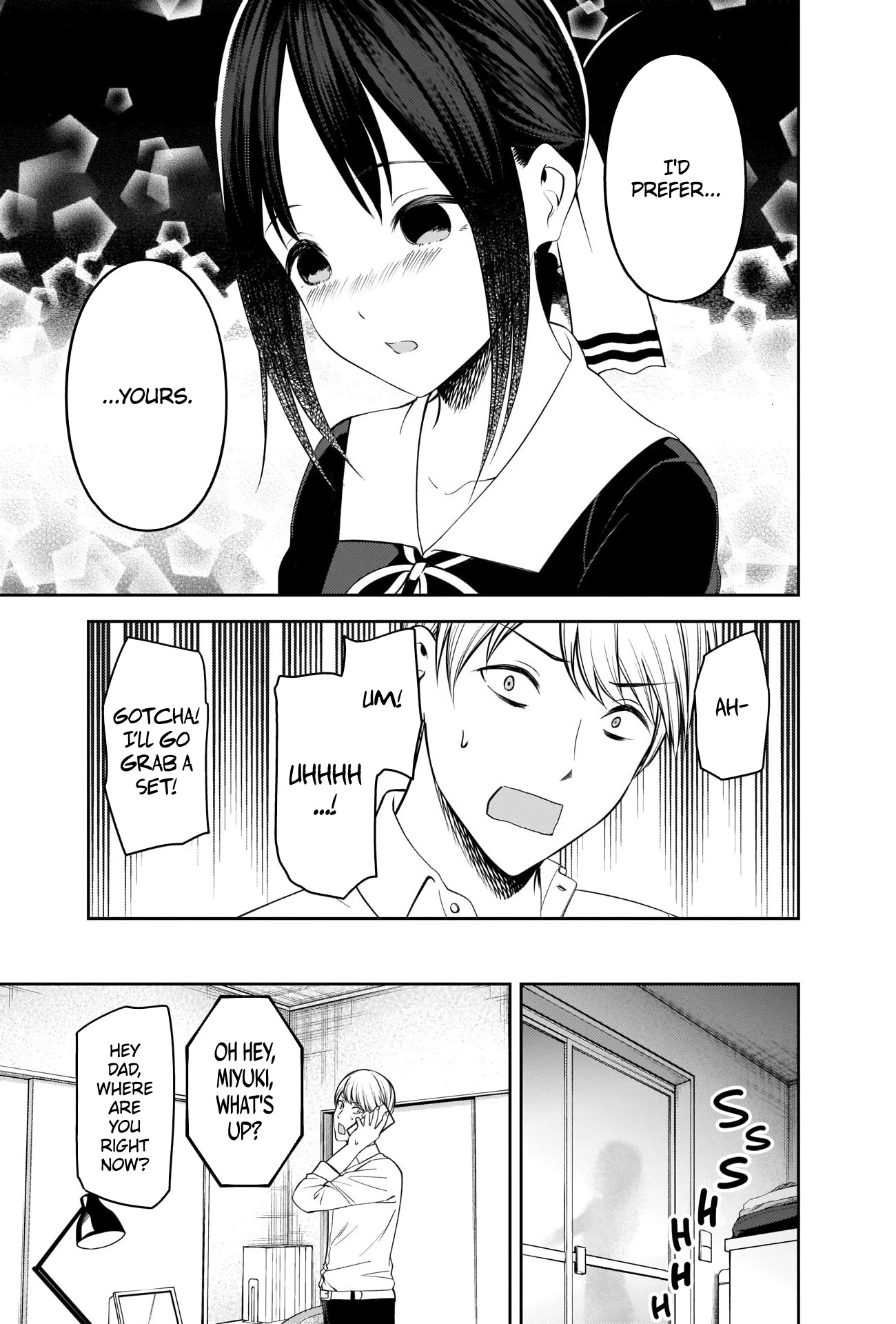 Kaguya-sama wa Kokurasetai - Tensai-tachi no Renai Zunousen Chapter 219 page 3 - Chapter 219: The ABCs of Men and Women, Part 5