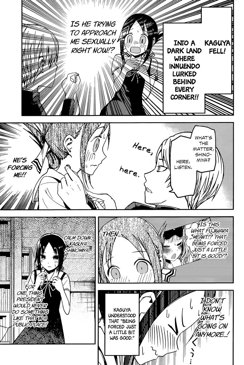 Kaguya-sama wa Kokurasetai - Tensai-tachi no Renai Zunousen Chapter 22 page 15 - Chapter 22 : Chika Fujiwara Wants to be Eaten