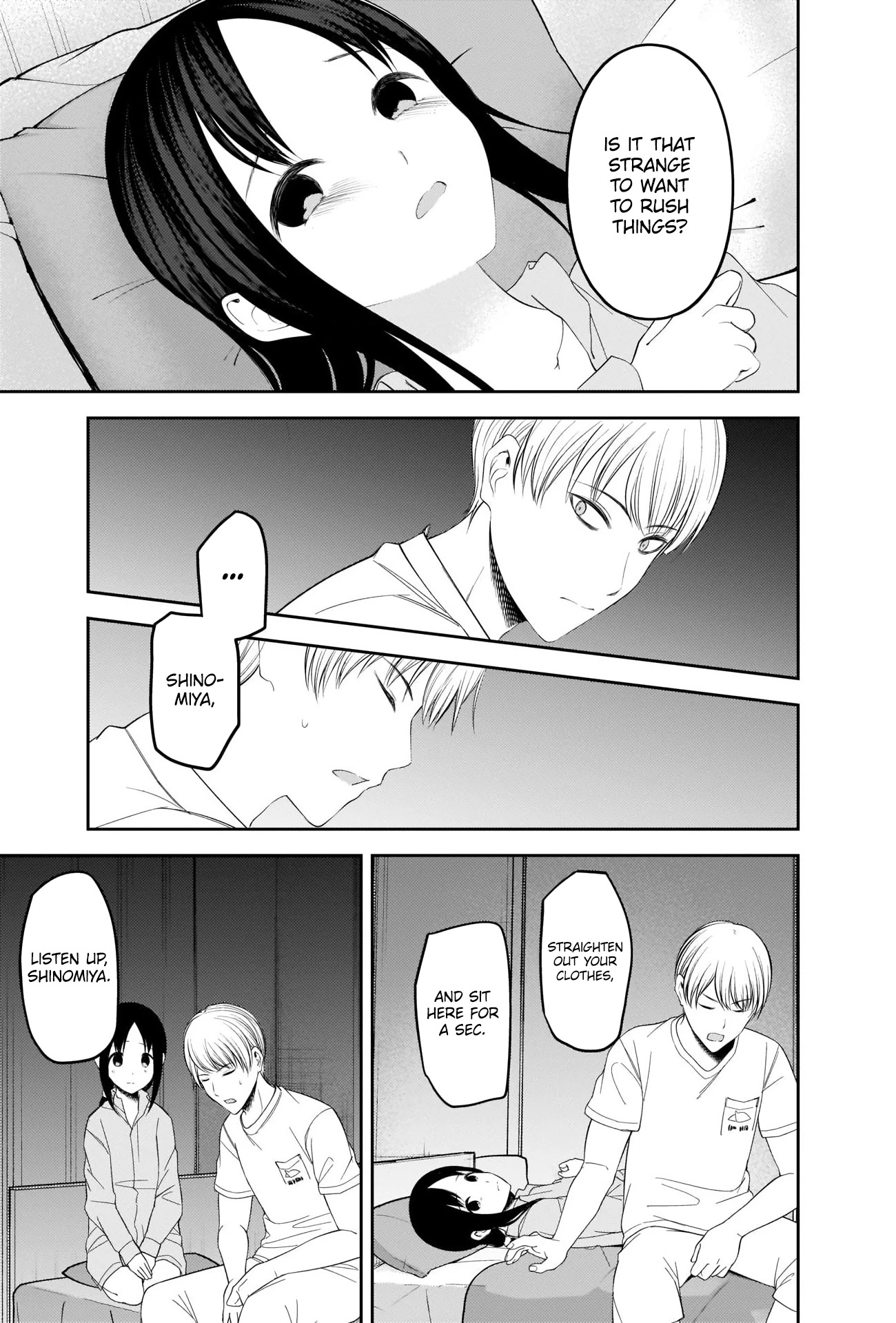 Kaguya-sama wa Kokurasetai - Tensai-tachi no Renai Zunousen Chapter 220 page 11 - Chapter 220: The ABCs of Men and Women, Part 6