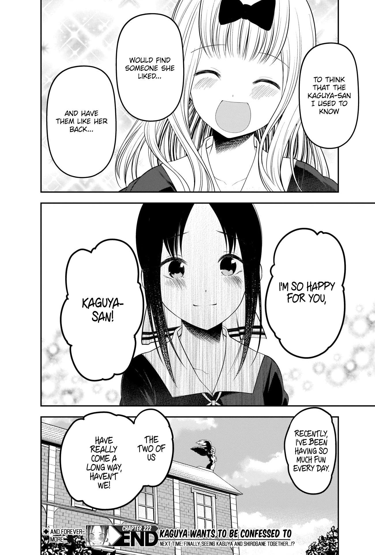 Kaguya-sama wa Kokurasetai - Tensai-tachi no Renai Zunousen Chapter 222 page 18 - Chapter 222