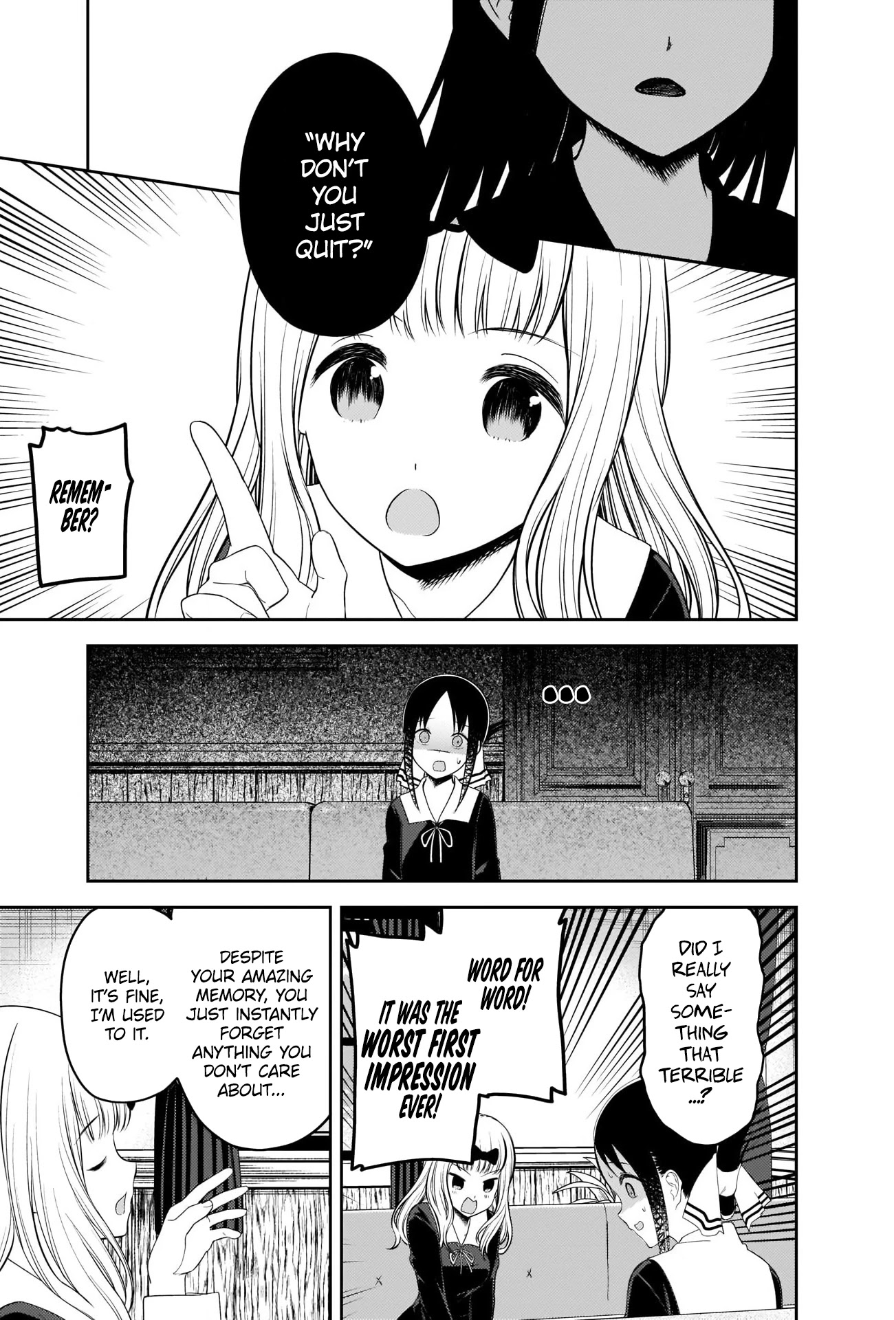 Kaguya-sama wa Kokurasetai - Tensai-tachi no Renai Zunousen Chapter 222 page 5 - Chapter 222