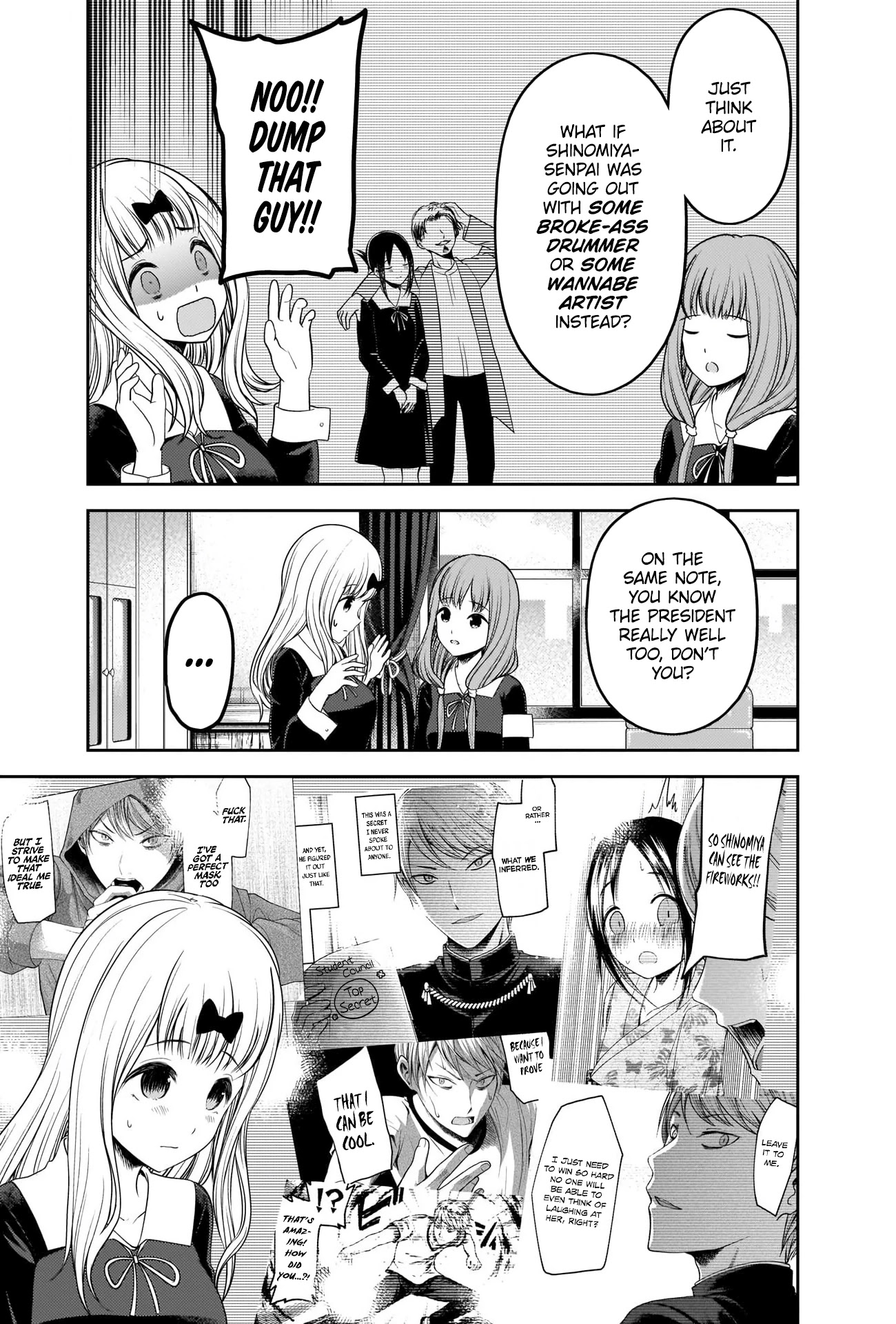Kaguya-sama wa Kokurasetai - Tensai-tachi no Renai Zunousen Chapter 223 page 15 - Chapter 223