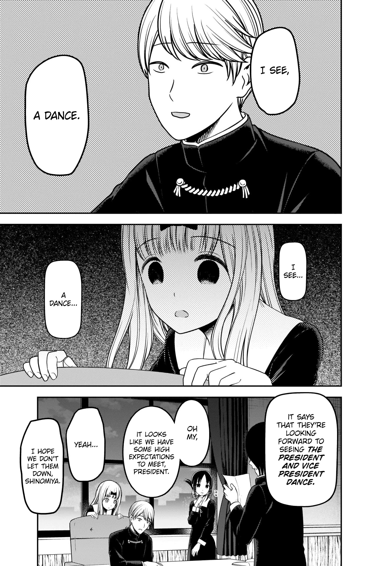 Kaguya-sama wa Kokurasetai - Tensai-tachi no Renai Zunousen Chapter 224 page 3 - Chapter 224