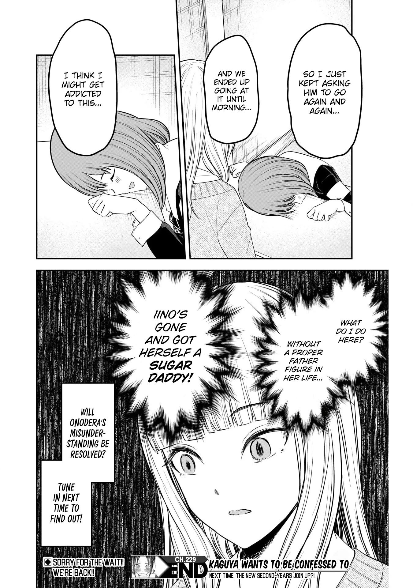 Kaguya-sama wa Kokurasetai - Tensai-tachi no Renai Zunousen Chapter 229 page 19 - Chapter 229
