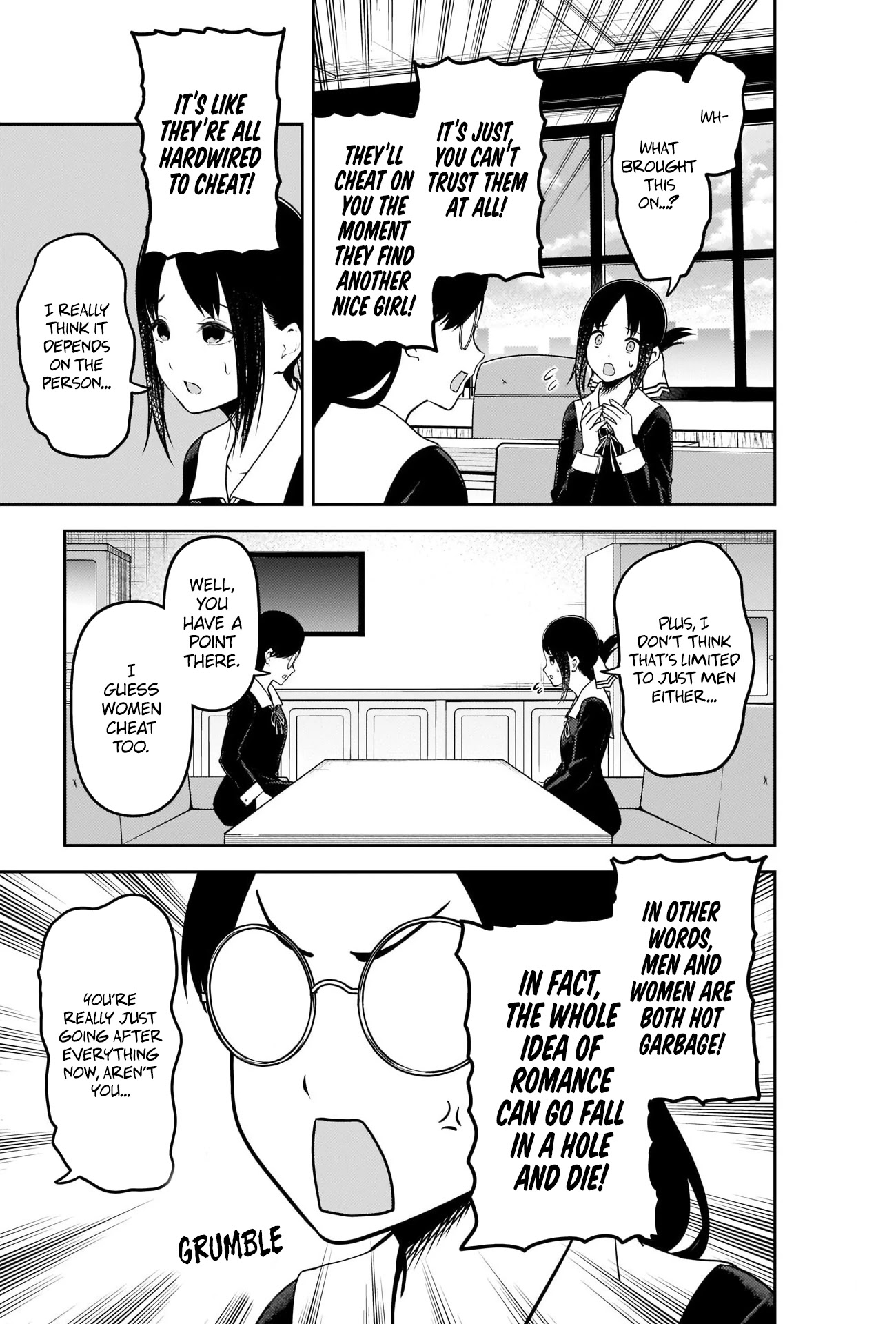 Kaguya-sama wa Kokurasetai - Tensai-tachi no Renai Zunousen Chapter 231 page 3 - Chapter 231: Kaguya Shinomiya’s Impossible Challenge: “The Buddha’s Stone Begging Bowl” (Part 6)