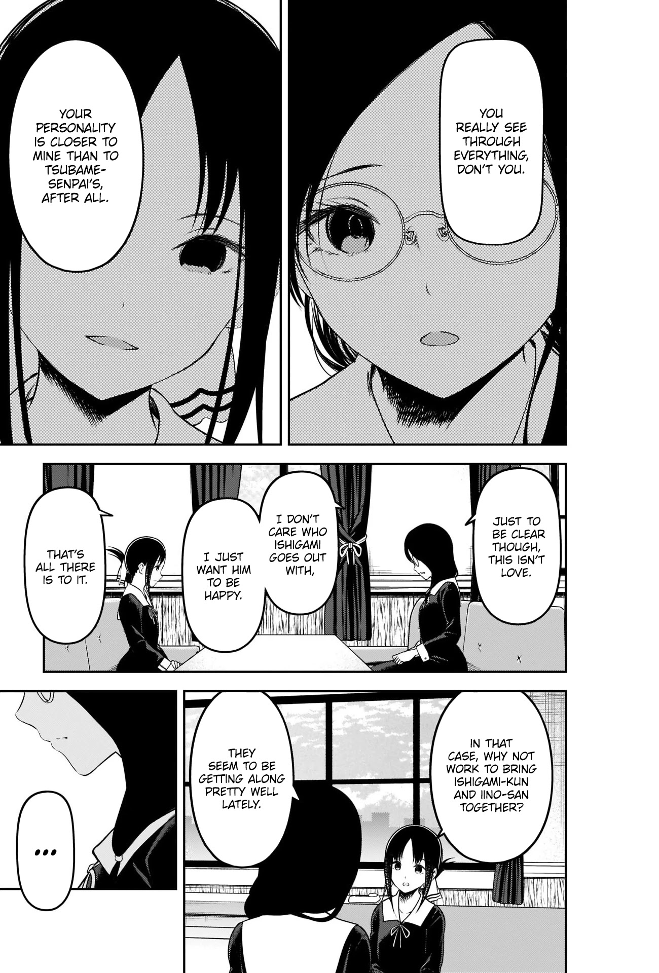 Kaguya-sama wa Kokurasetai - Tensai-tachi no Renai Zunousen Chapter 231 page 9 - Chapter 231: Kaguya Shinomiya’s Impossible Challenge: “The Buddha’s Stone Begging Bowl” (Part 6)