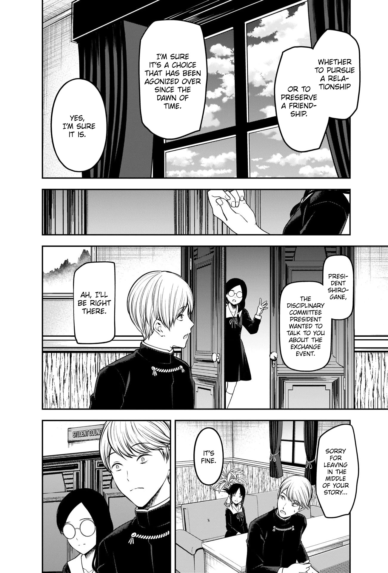 Kaguya-sama wa Kokurasetai - Tensai-tachi no Renai Zunousen Chapter 233 page 10 - Chapter 233