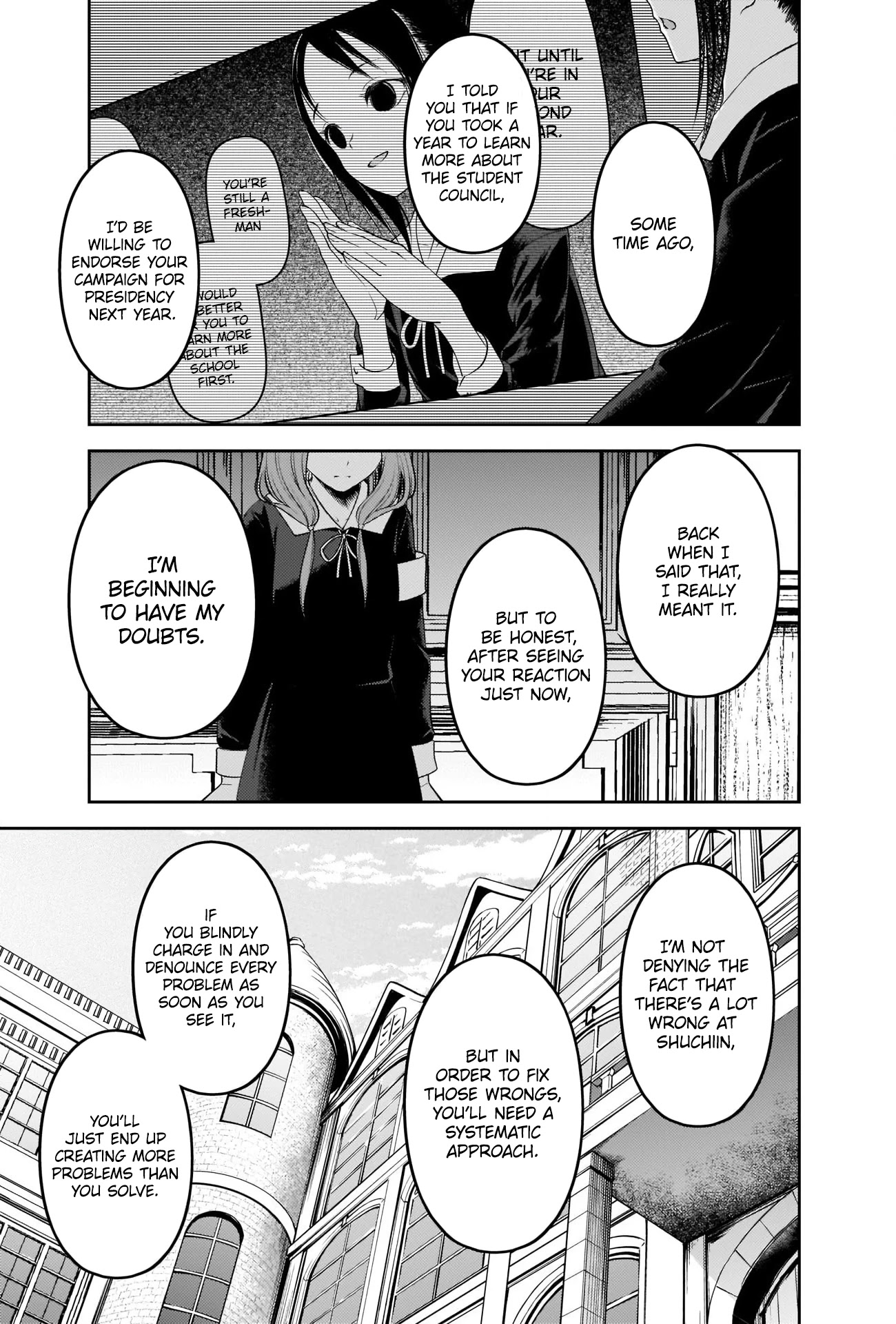 Kaguya-sama wa Kokurasetai - Tensai-tachi no Renai Zunousen Chapter 233 page 15 - Chapter 233