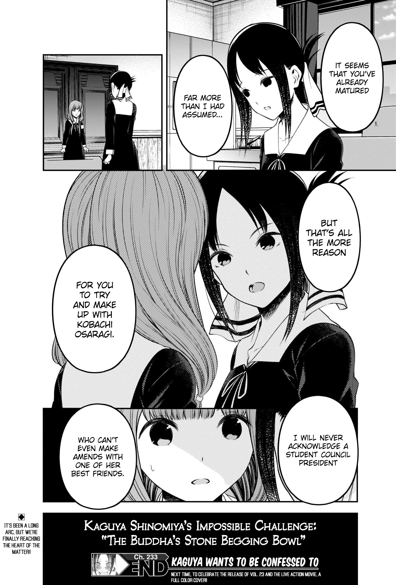 Kaguya-sama wa Kokurasetai - Tensai-tachi no Renai Zunousen Chapter 233 page 18 - Chapter 233