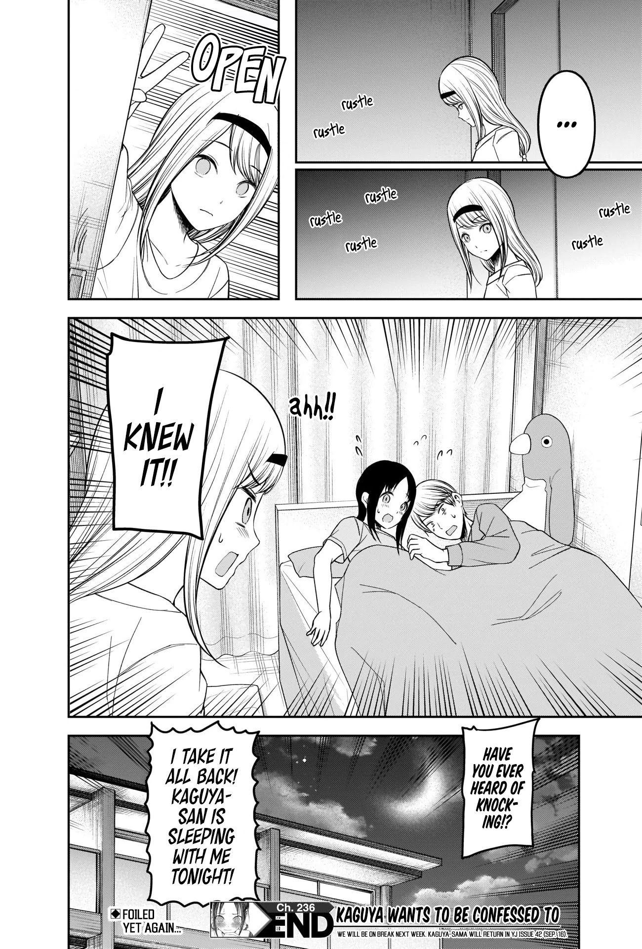 Kaguya-sama wa Kokurasetai - Tensai-tachi no Renai Zunousen Chapter 236 page 18 - Chapter 236