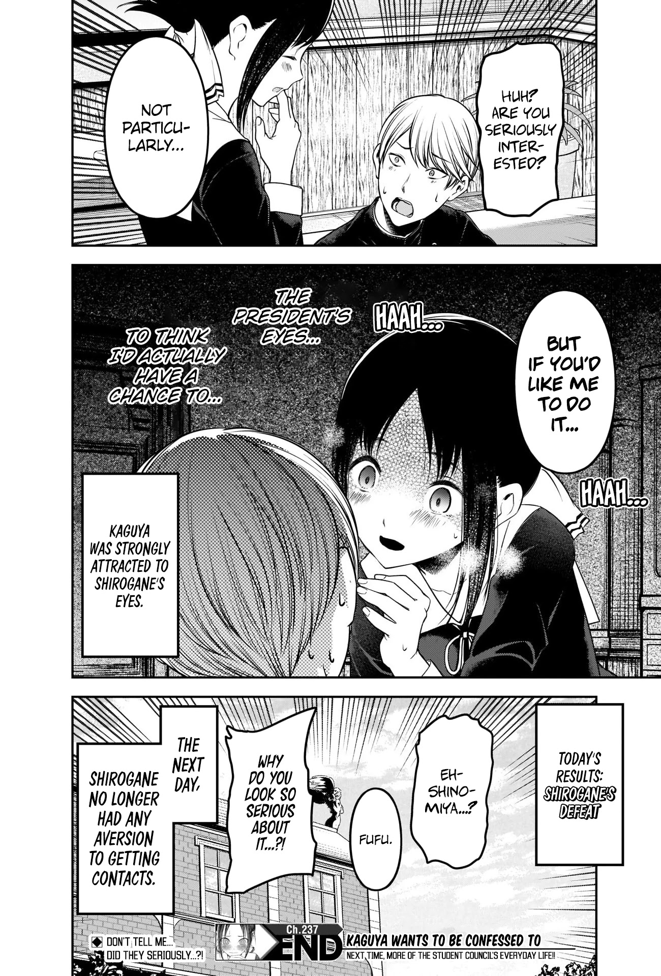 Kaguya-sama wa Kokurasetai - Tensai-tachi no Renai Zunousen Chapter 237 page 18 - Chapter 237