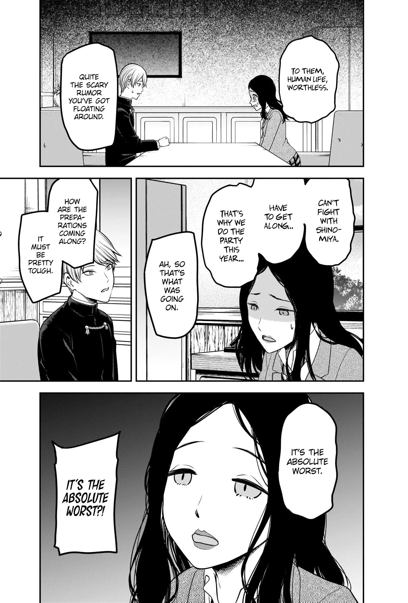 Kaguya-sama wa Kokurasetai - Tensai-tachi no Renai Zunousen Chapter 239 page 5 - Chapter 239