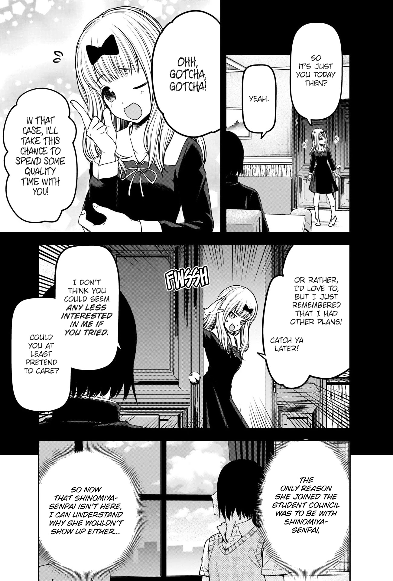 Kaguya-sama wa Kokurasetai - Tensai-tachi no Renai Zunousen Chapter 244 page 3 - Chapter 244
