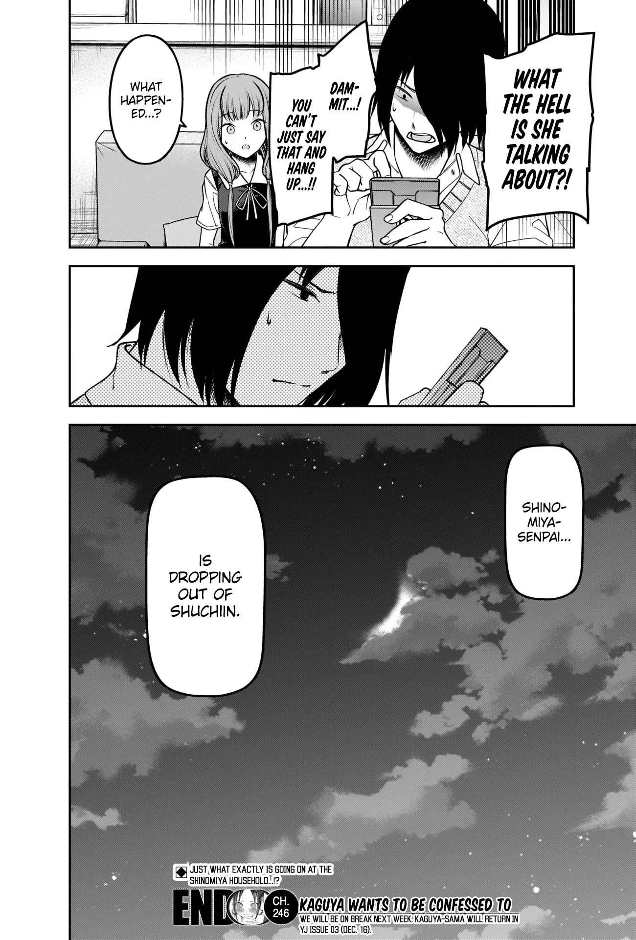Kaguya-sama wa Kokurasetai - Tensai-tachi no Renai Zunousen Chapter 246 page 18 - Chapter 246
