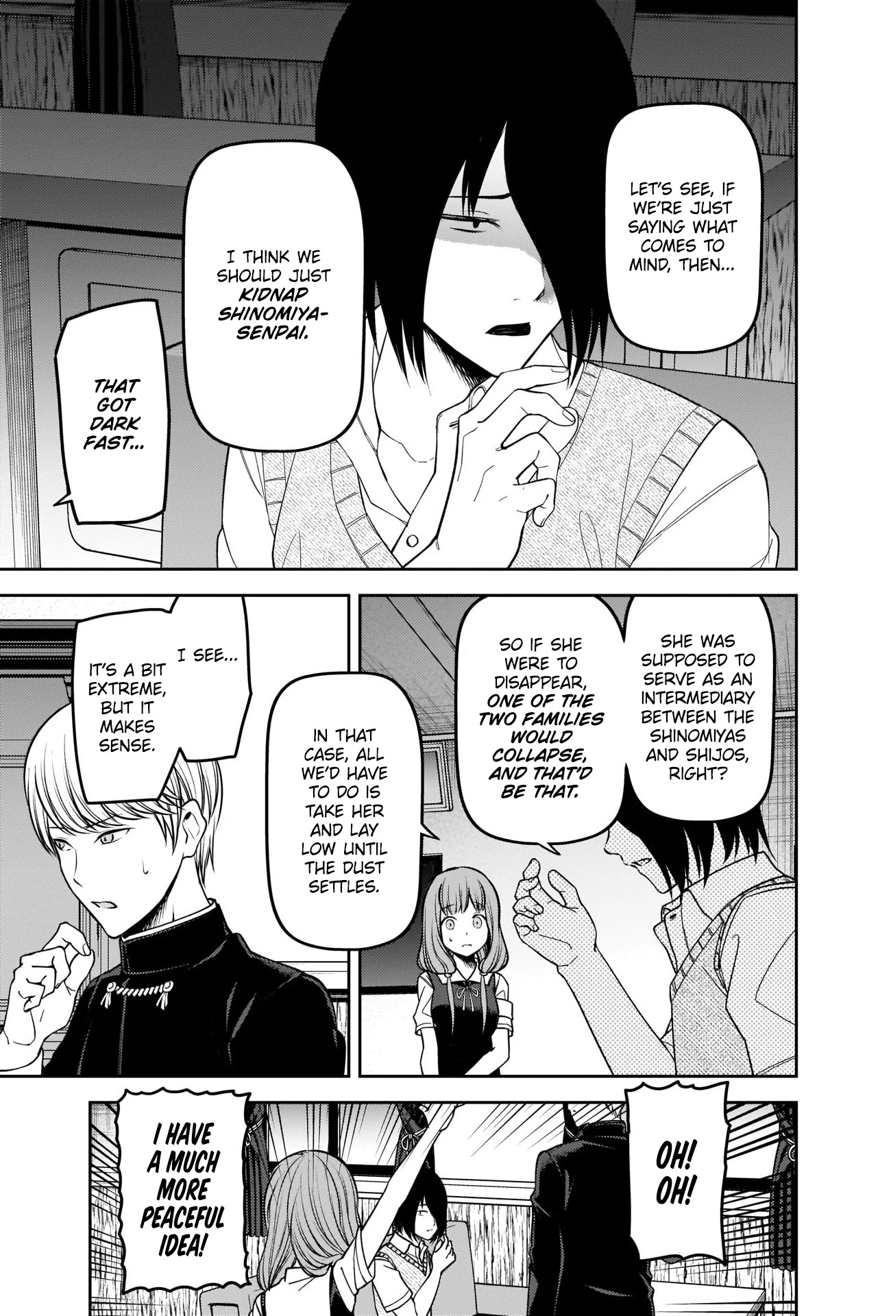 Kaguya-sama wa Kokurasetai - Tensai-tachi no Renai Zunousen Chapter 250 page 7 - Chapter 250