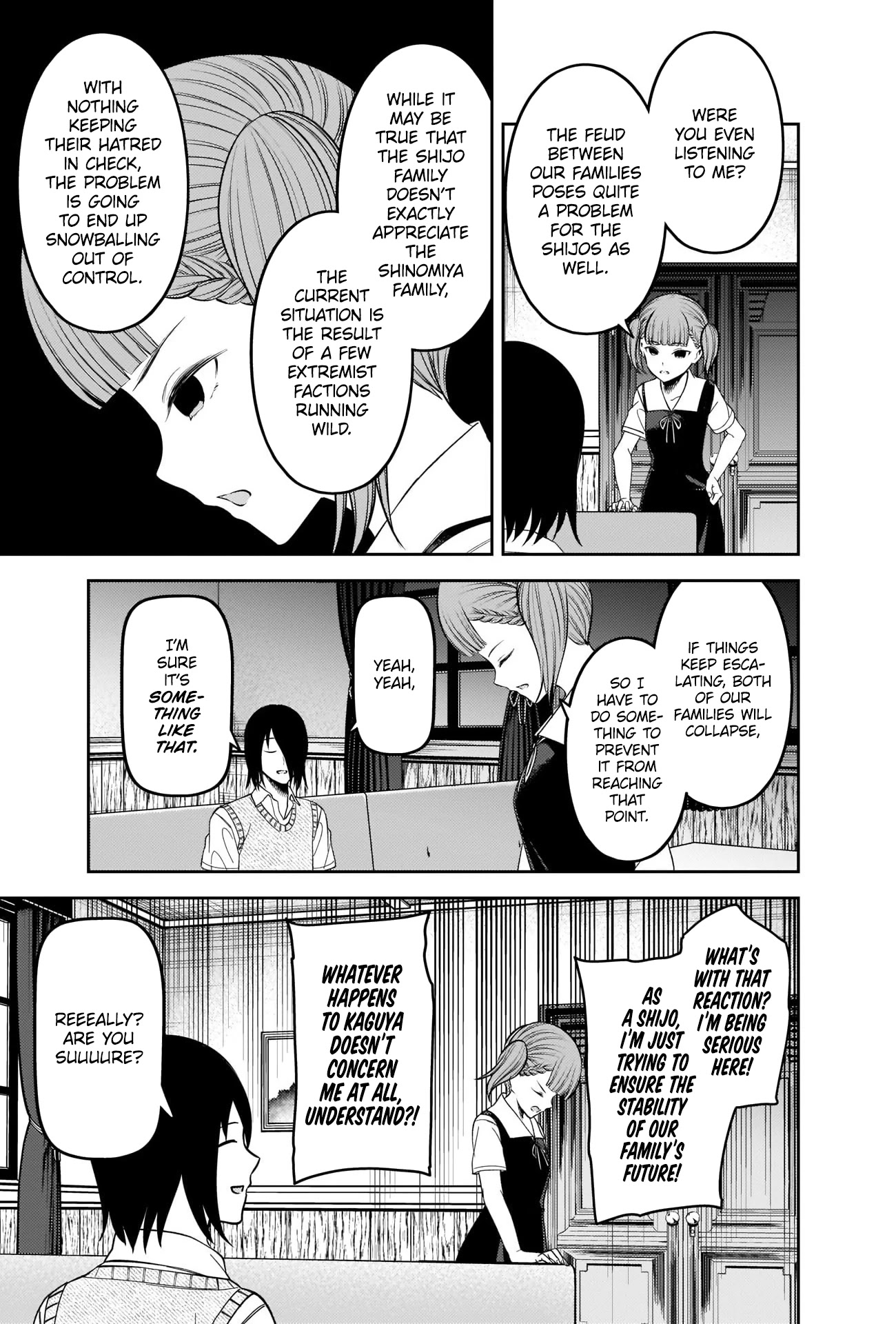 Kaguya-sama wa Kokurasetai - Tensai-tachi no Renai Zunousen Chapter 251 page 3 - Chapter 251