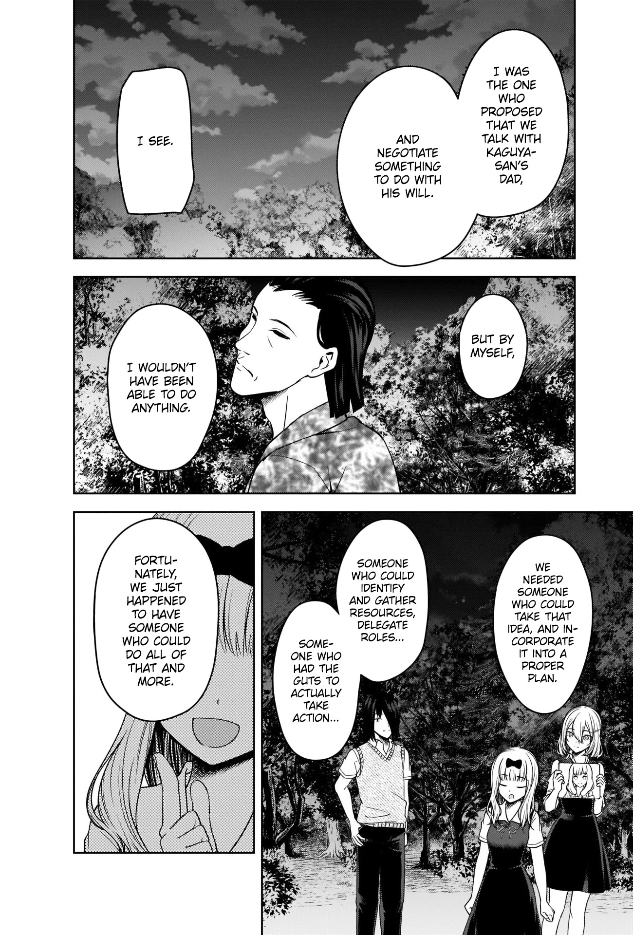 Kaguya-sama wa Kokurasetai - Tensai-tachi no Renai Zunousen Chapter 260 page 4 - Chapter 260