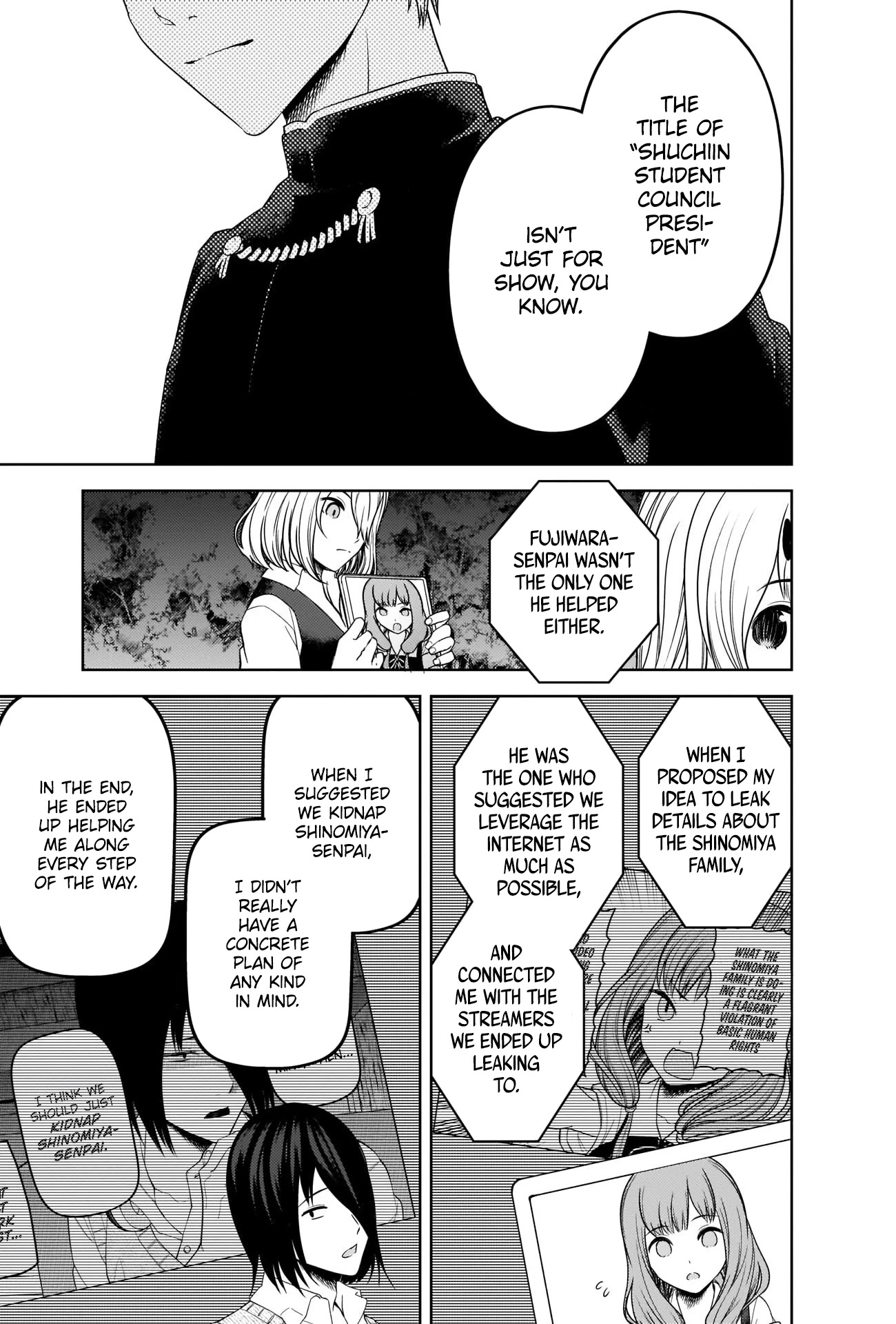 Kaguya-sama wa Kokurasetai - Tensai-tachi no Renai Zunousen Chapter 260 page 5 - Chapter 260