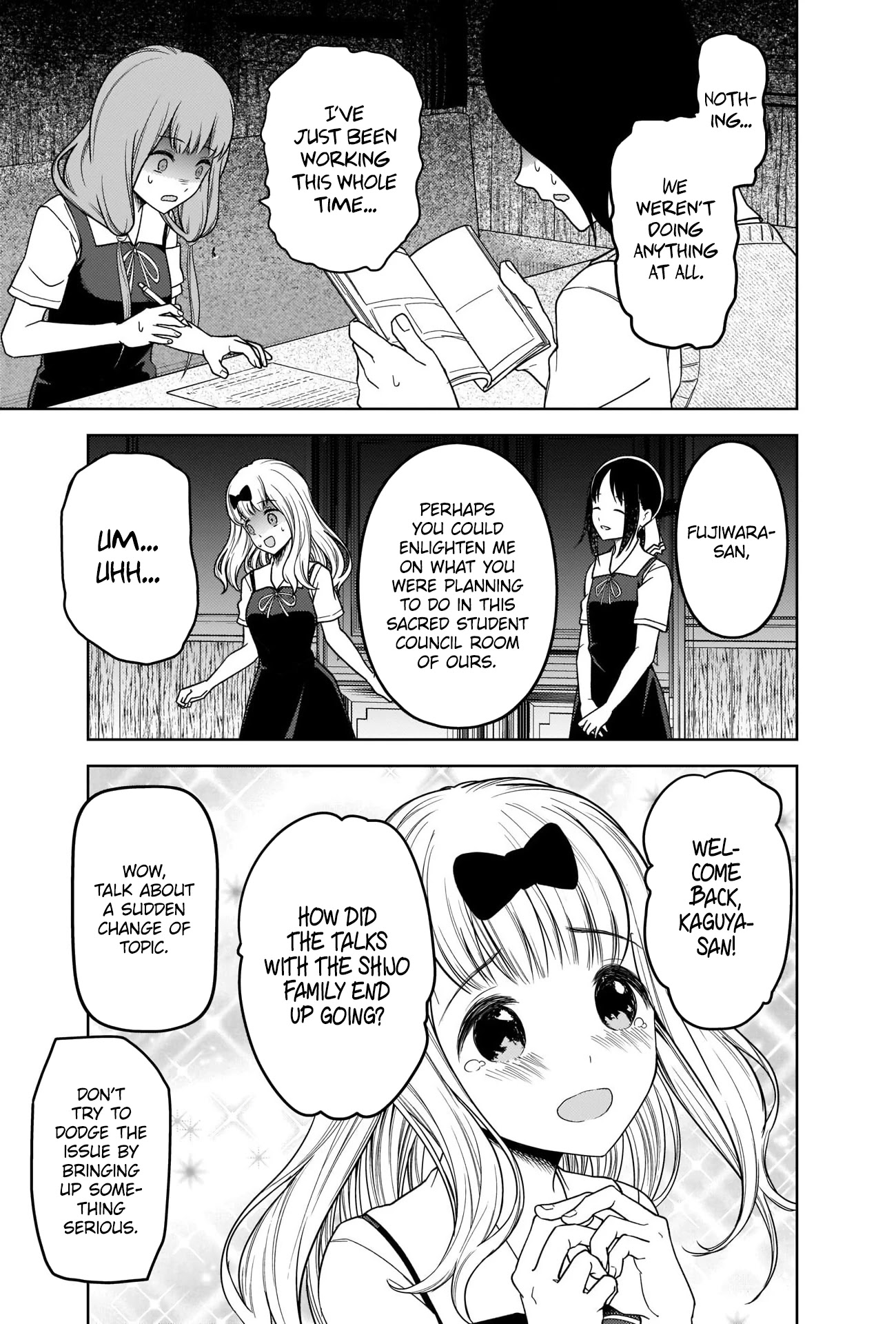 Kaguya-sama wa Kokurasetai - Tensai-tachi no Renai Zunousen Chapter 262 page 13 - Chapter 262