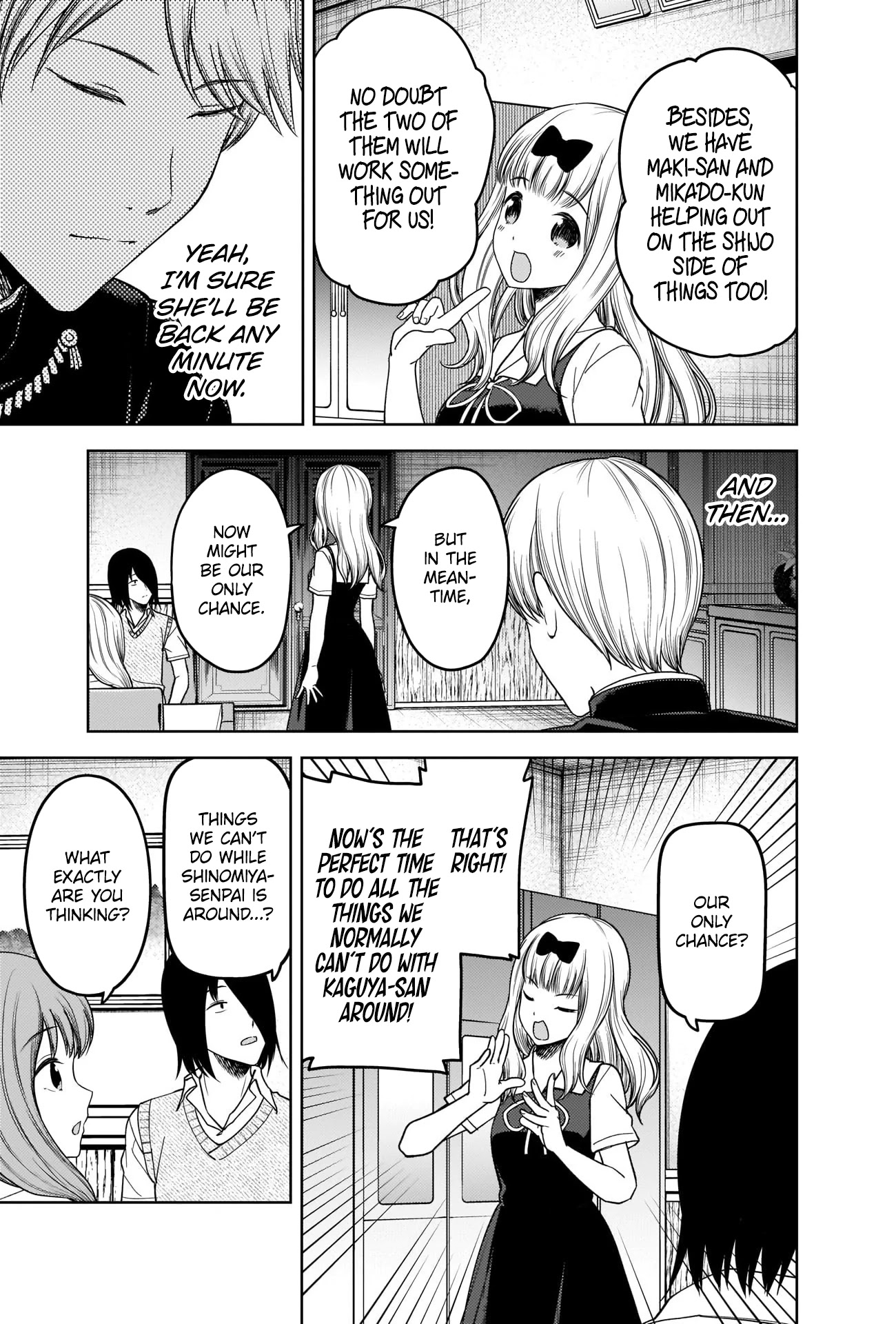 Kaguya-sama wa Kokurasetai - Tensai-tachi no Renai Zunousen Chapter 262 page 7 - Chapter 262