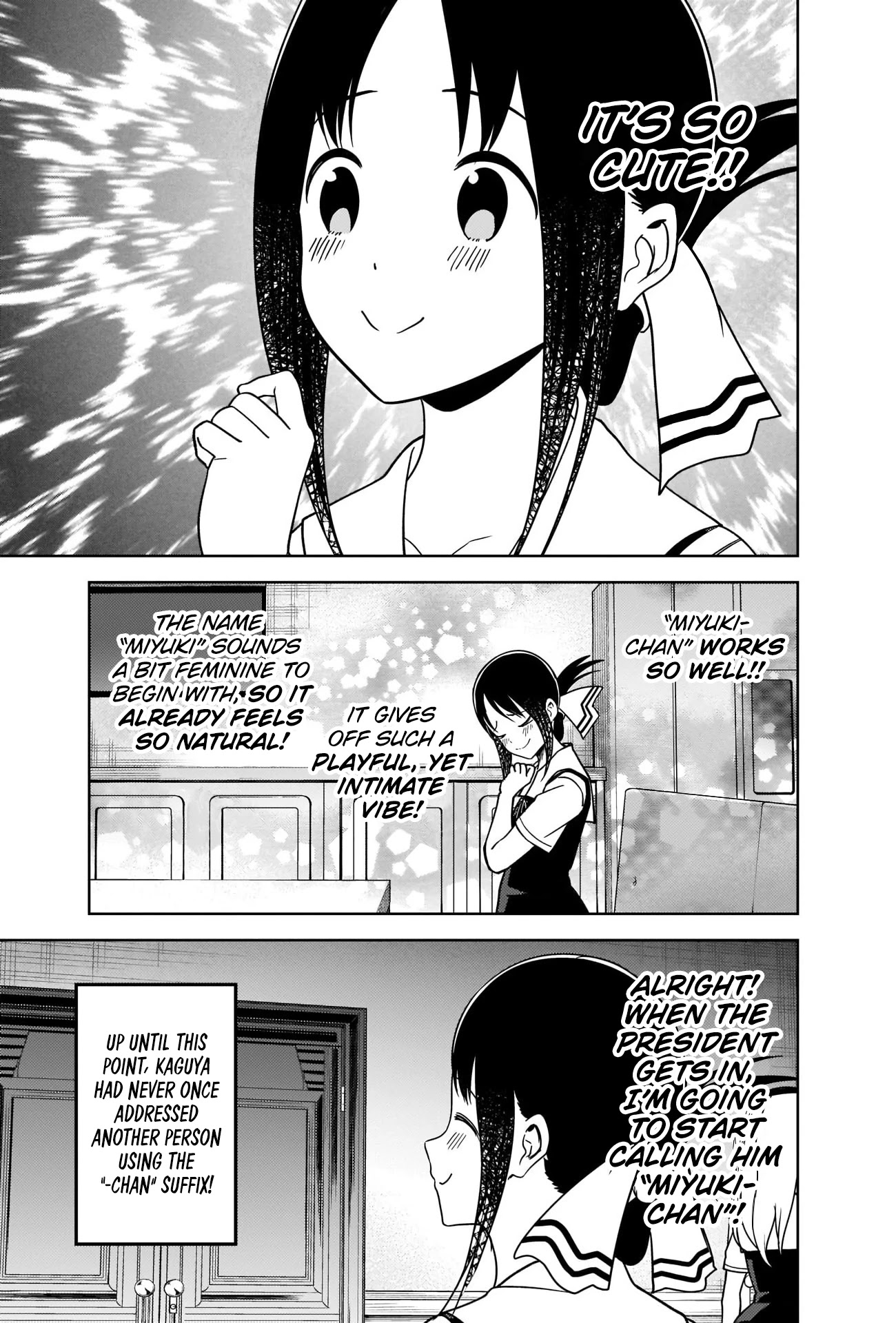 Kaguya-sama wa Kokurasetai - Tensai-tachi no Renai Zunousen Chapter 264 page 9 - Chapter 264
