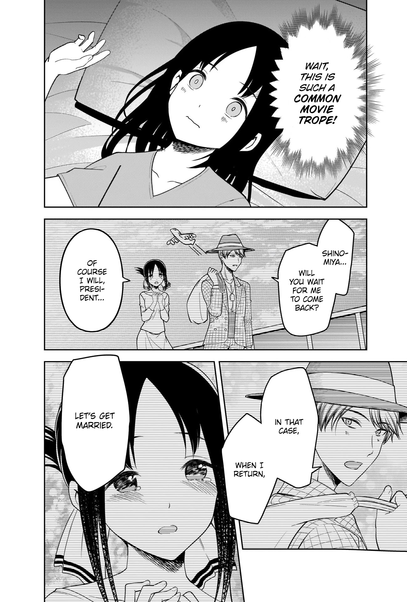Kaguya-sama wa Kokurasetai - Tensai-tachi no Renai Zunousen Chapter 266 page 14 - Chapter 266