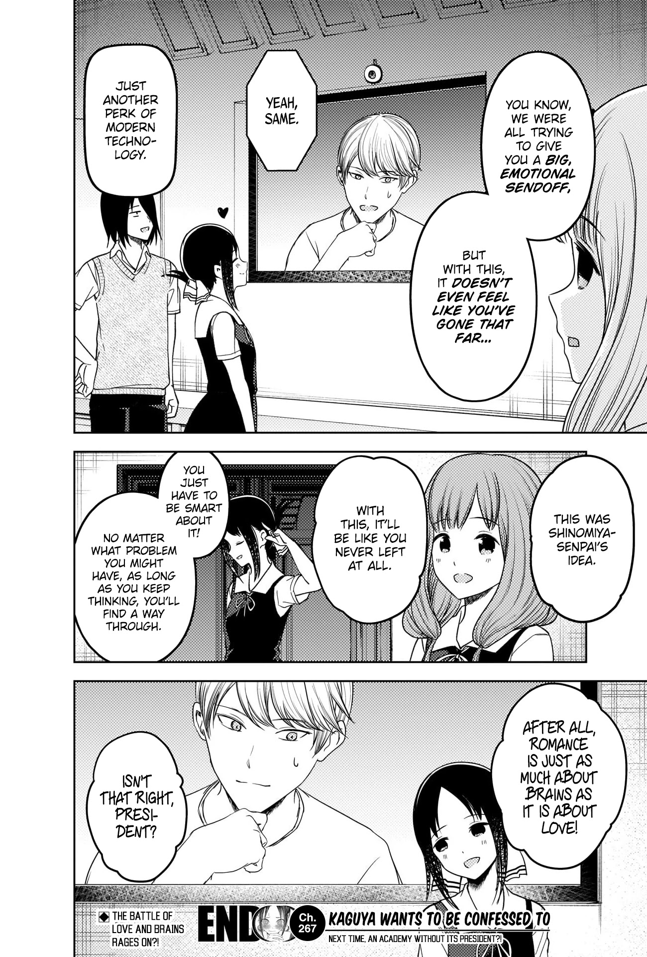 Kaguya-sama wa Kokurasetai - Tensai-tachi no Renai Zunousen Chapter 267 page 20 - Chapter 267