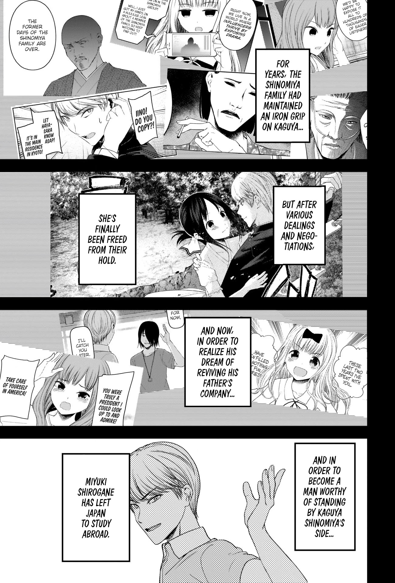 Kaguya-sama wa Kokurasetai - Tensai-tachi no Renai Zunousen Chapter 268 page 1 - Chapter 268