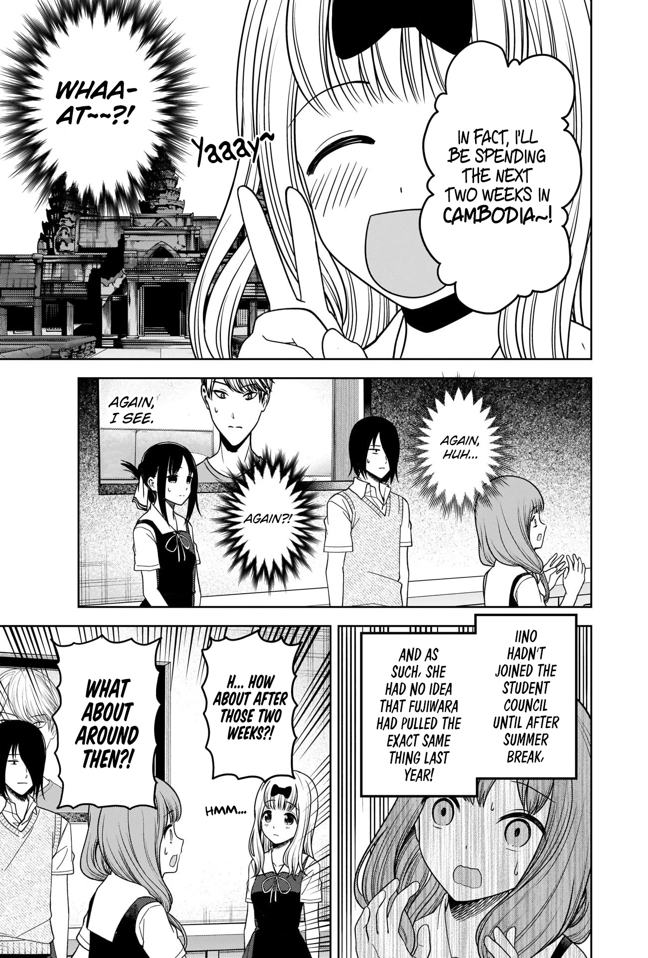 Kaguya-sama wa Kokurasetai - Tensai-tachi no Renai Zunousen Chapter 268 page 10 - Chapter 268
