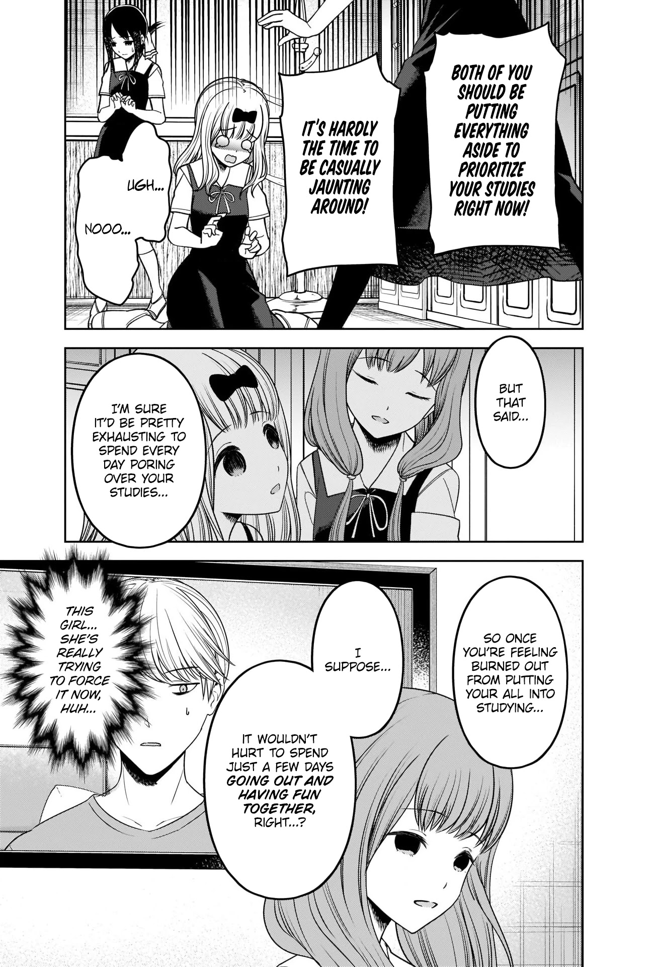 Kaguya-sama wa Kokurasetai - Tensai-tachi no Renai Zunousen Chapter 268 page 13 - Chapter 268