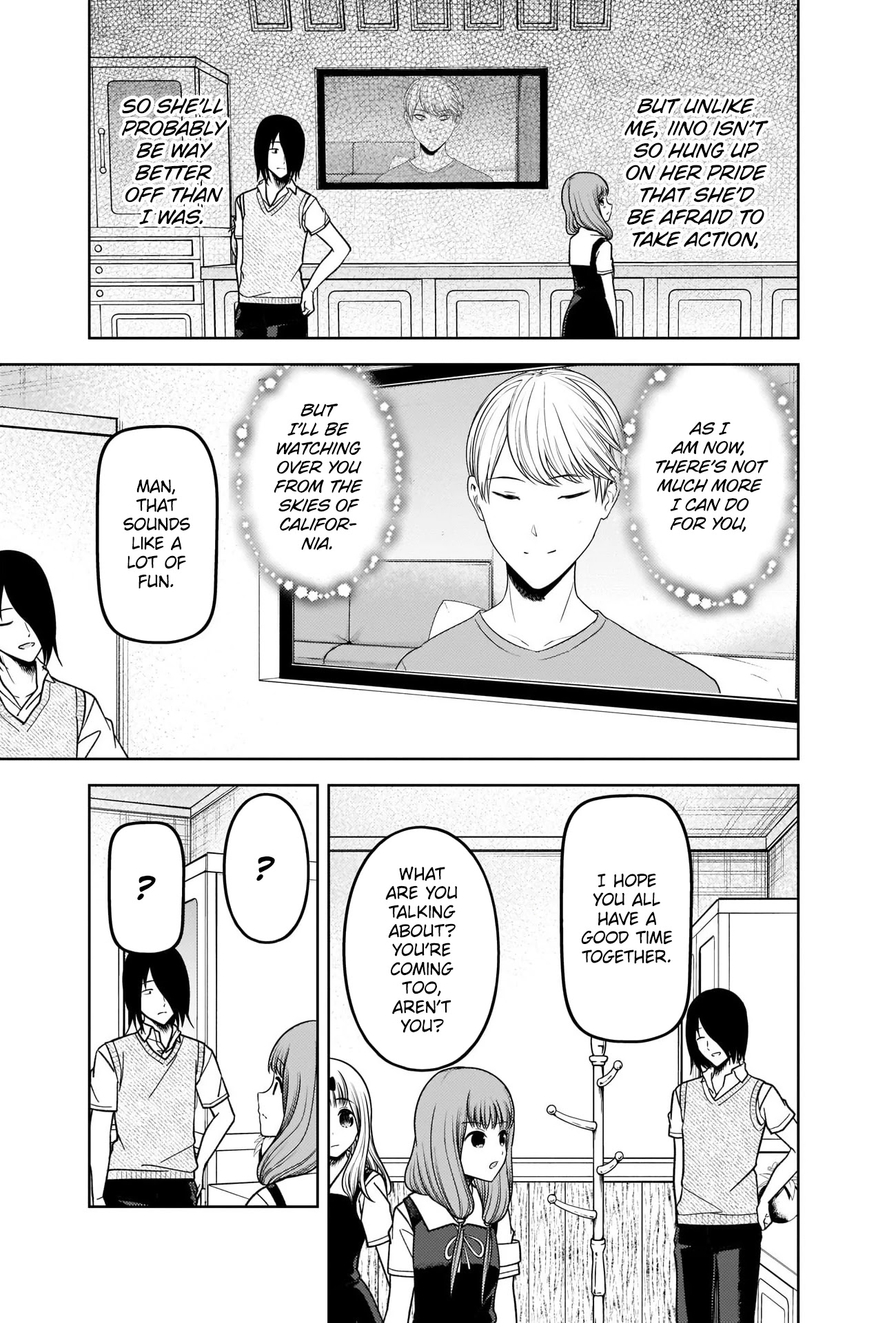 Kaguya-sama wa Kokurasetai - Tensai-tachi no Renai Zunousen Chapter 268 page 15 - Chapter 268