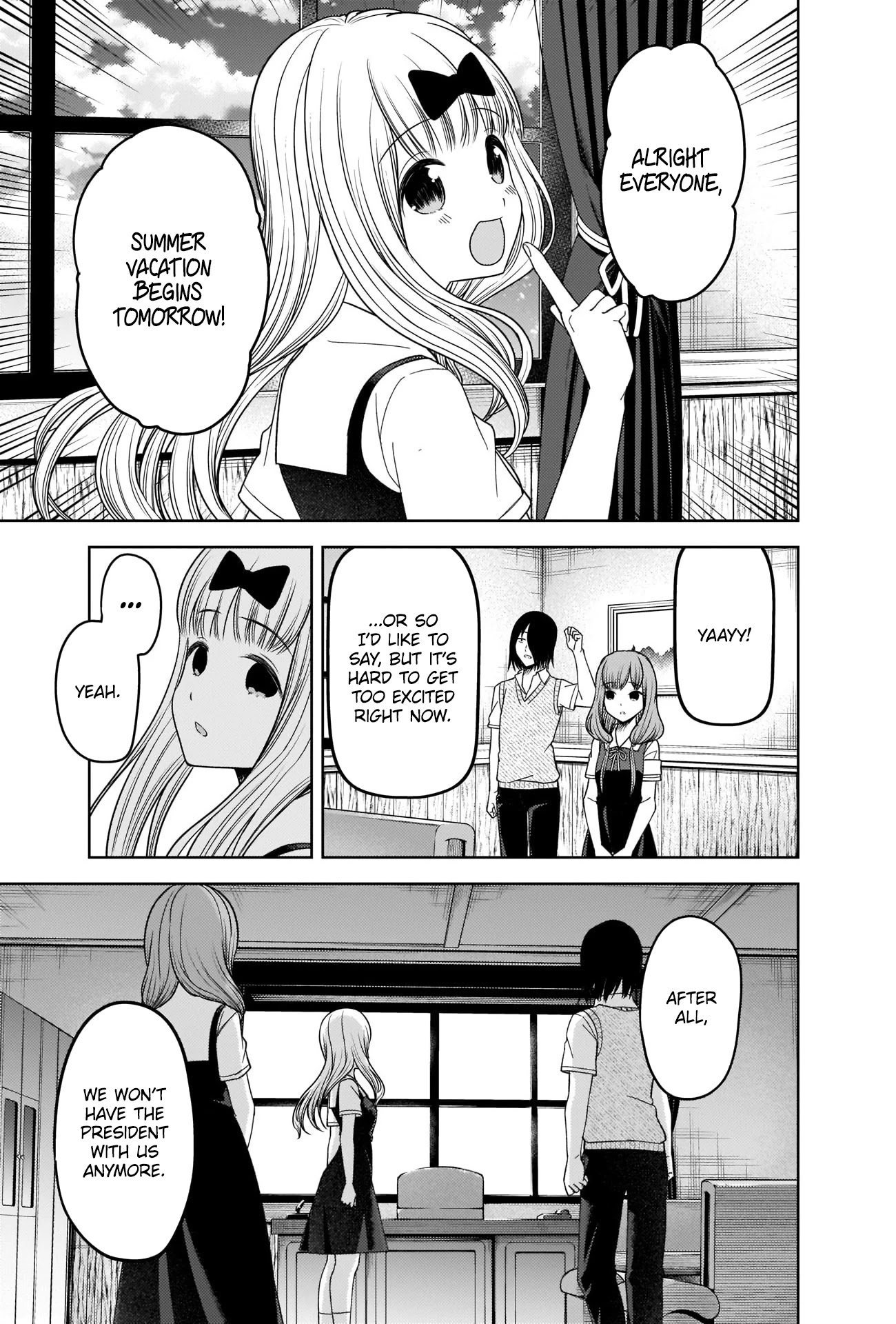 Kaguya-sama wa Kokurasetai - Tensai-tachi no Renai Zunousen Chapter 268 page 3 - Chapter 268