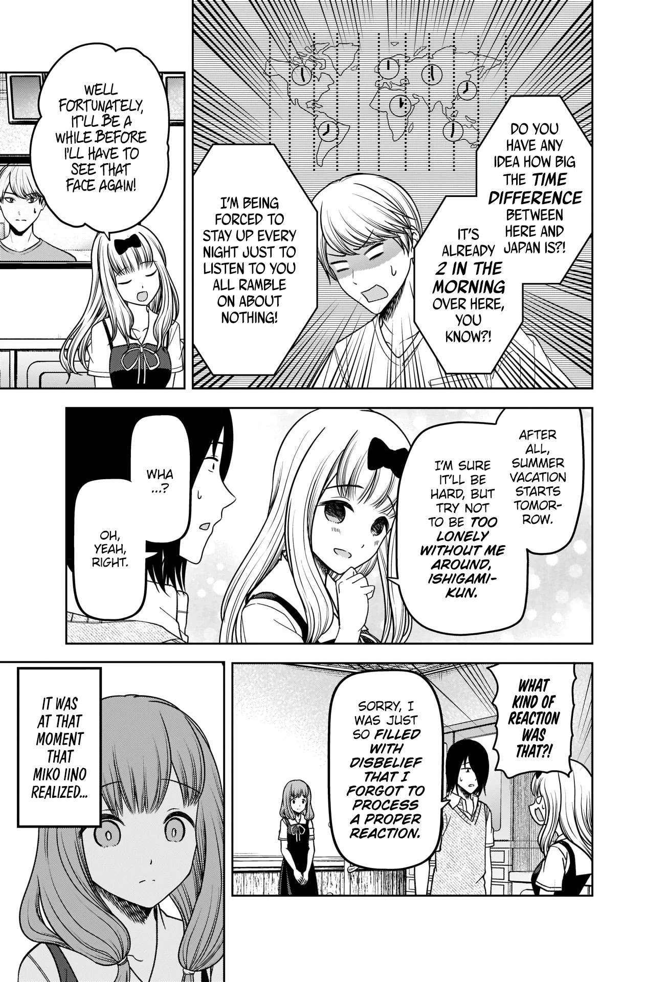 Kaguya-sama wa Kokurasetai - Tensai-tachi no Renai Zunousen Chapter 268 page 5 - Chapter 268